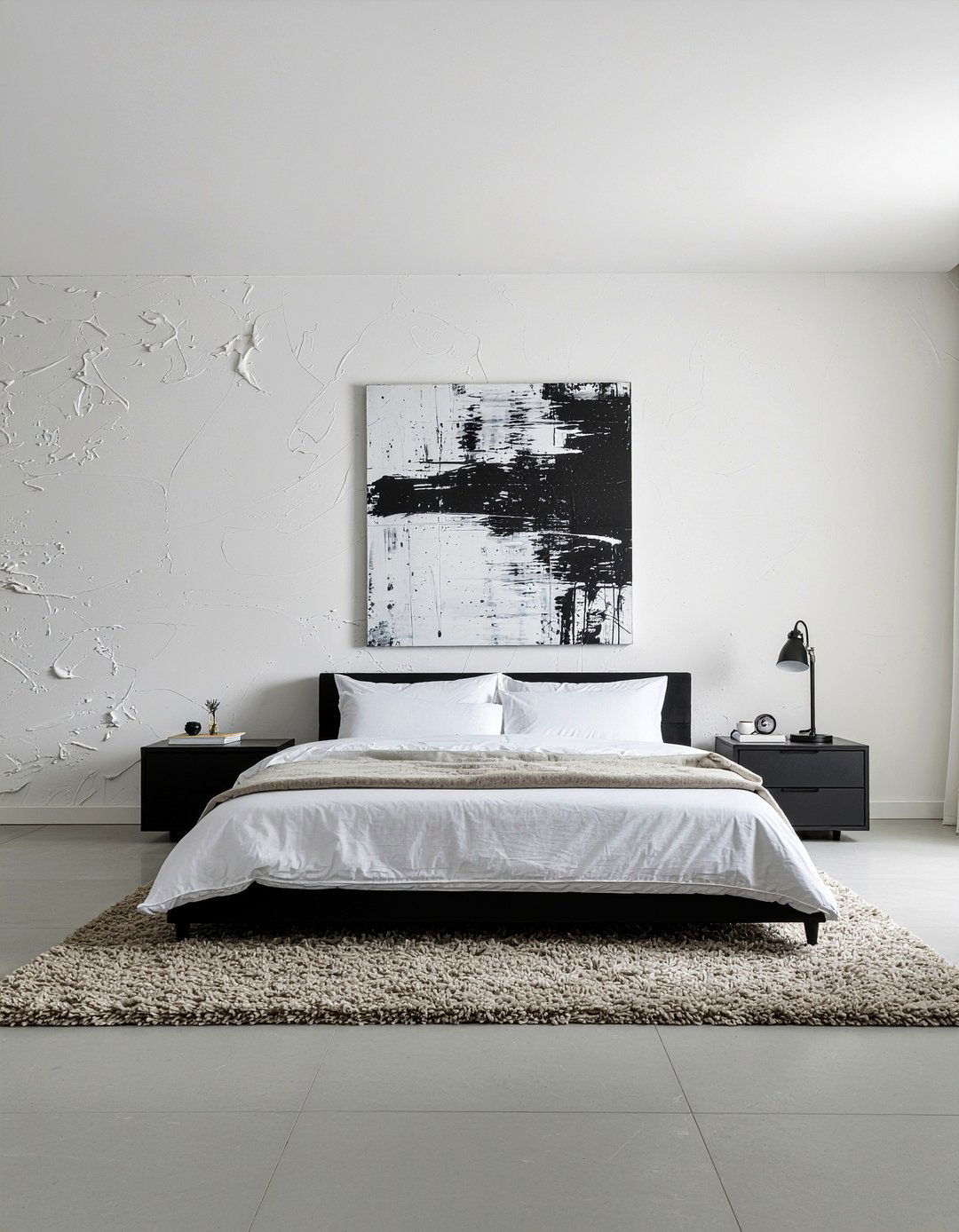 White Textured Wallpaper - 30 bedroom neutral wallpapers