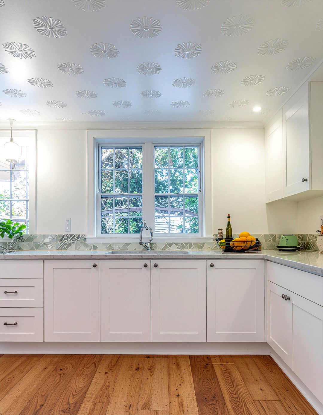 White Tin Ceiling - 30 kitchen tin ceiling ideas