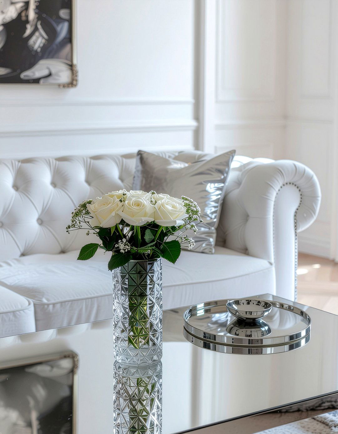 White Tufted Sofa Living Room - 30 living room tufted sofa ideas