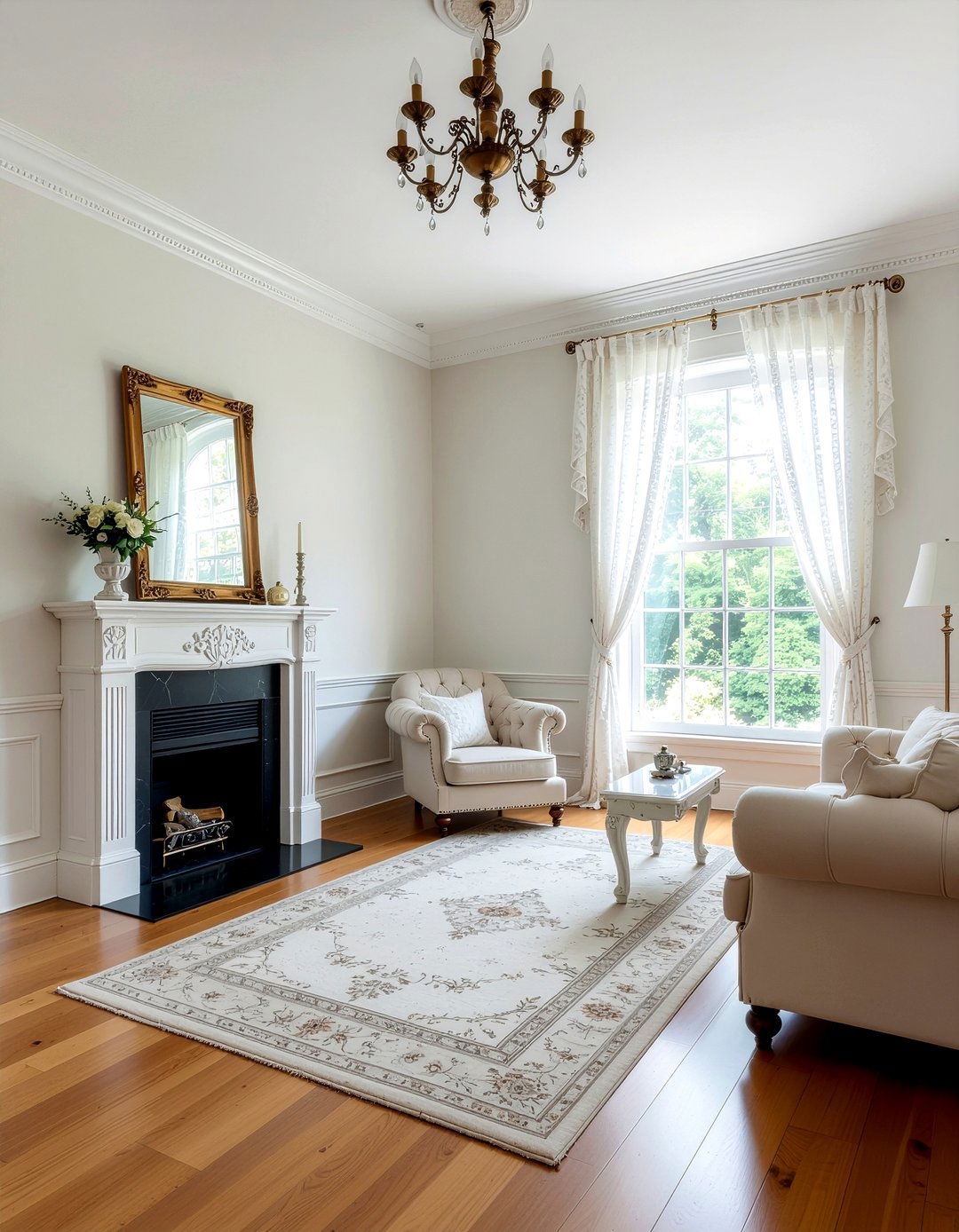 White Victorian living room - 30 Victorian living room ideas