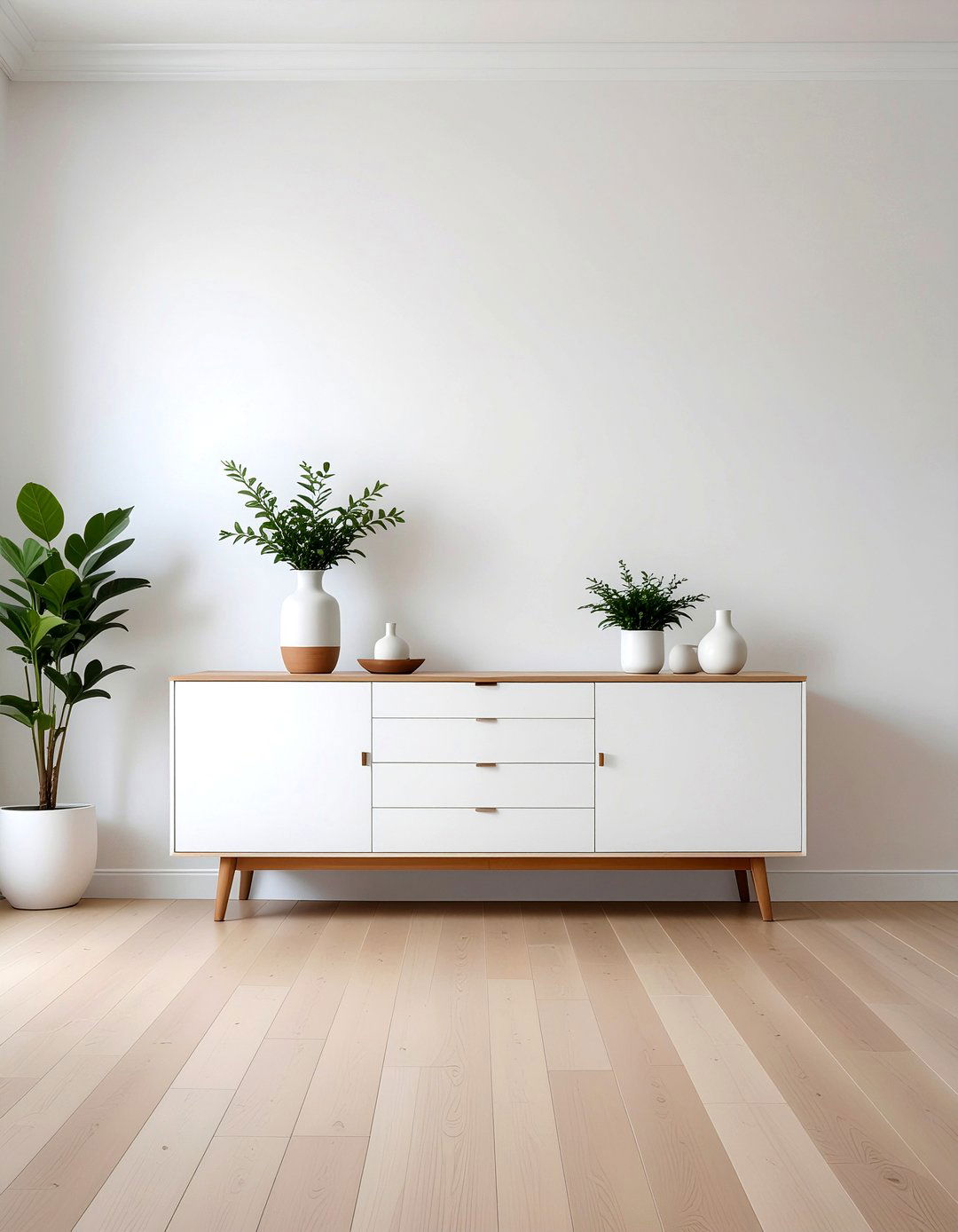 White Walls Light Wood Floor - 30 Danish dining room ideas