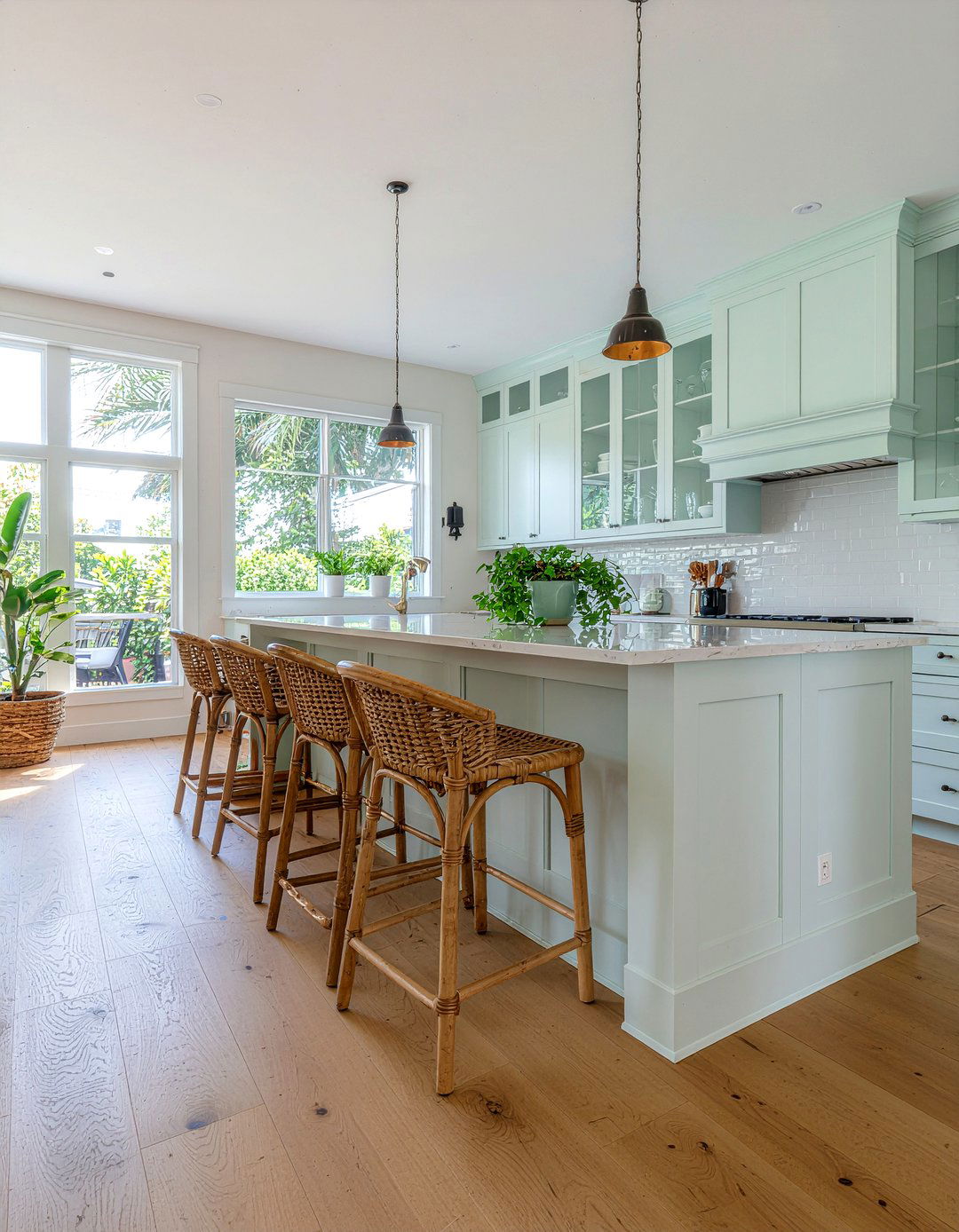 White Wash Laminate Kitchen - 30 laminate floor kitchen ideas