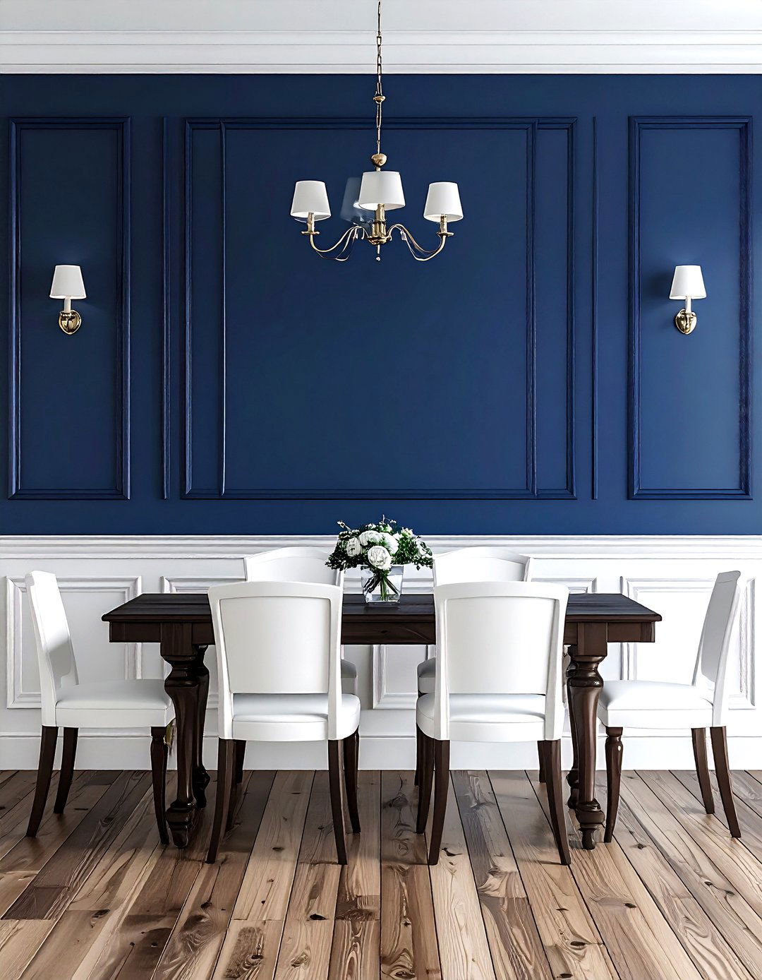 30 Navy and White Dining Room Ideas for Elegant Meals