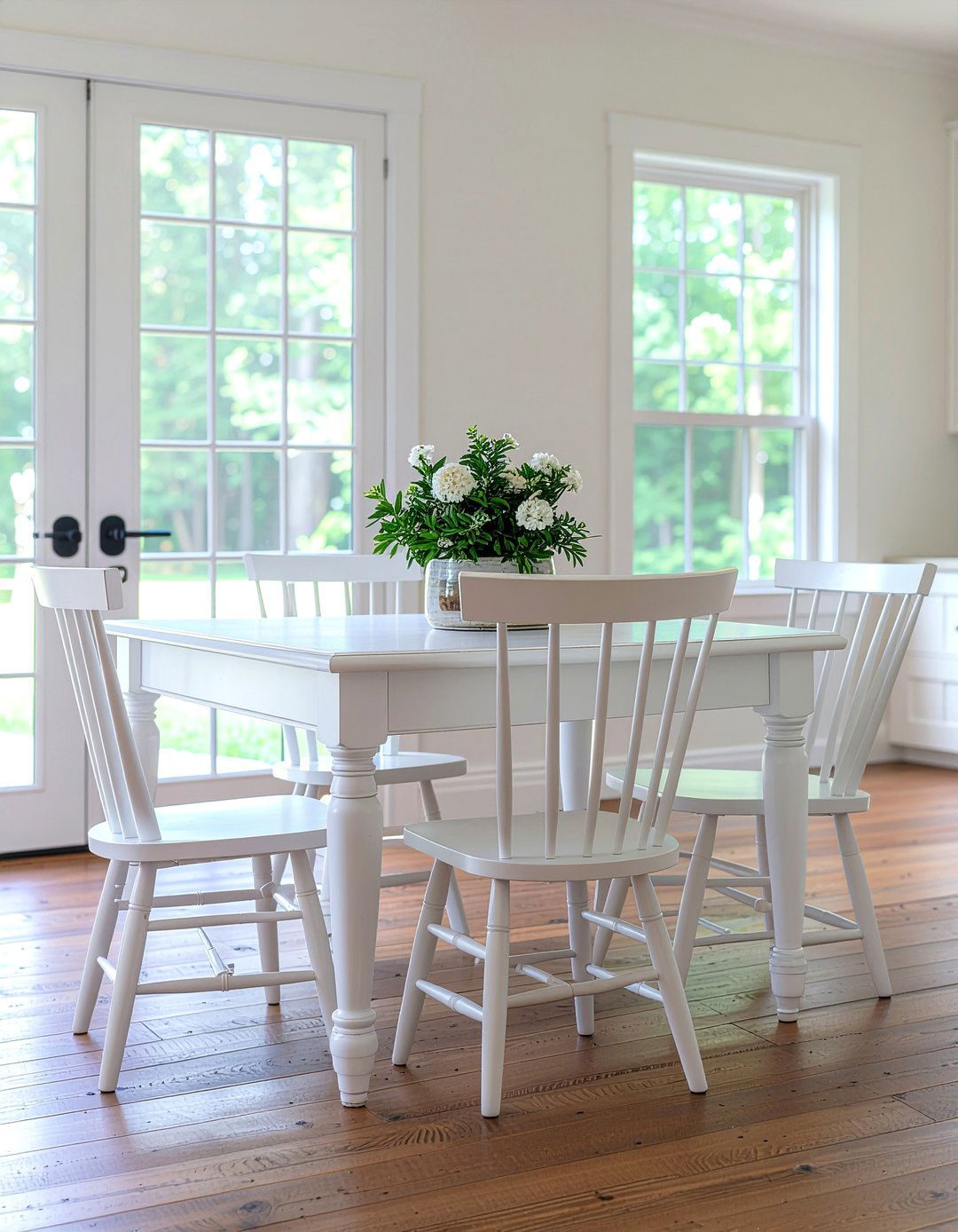 White Wooden Dining Chairs - 30 neutral dining chair ideas