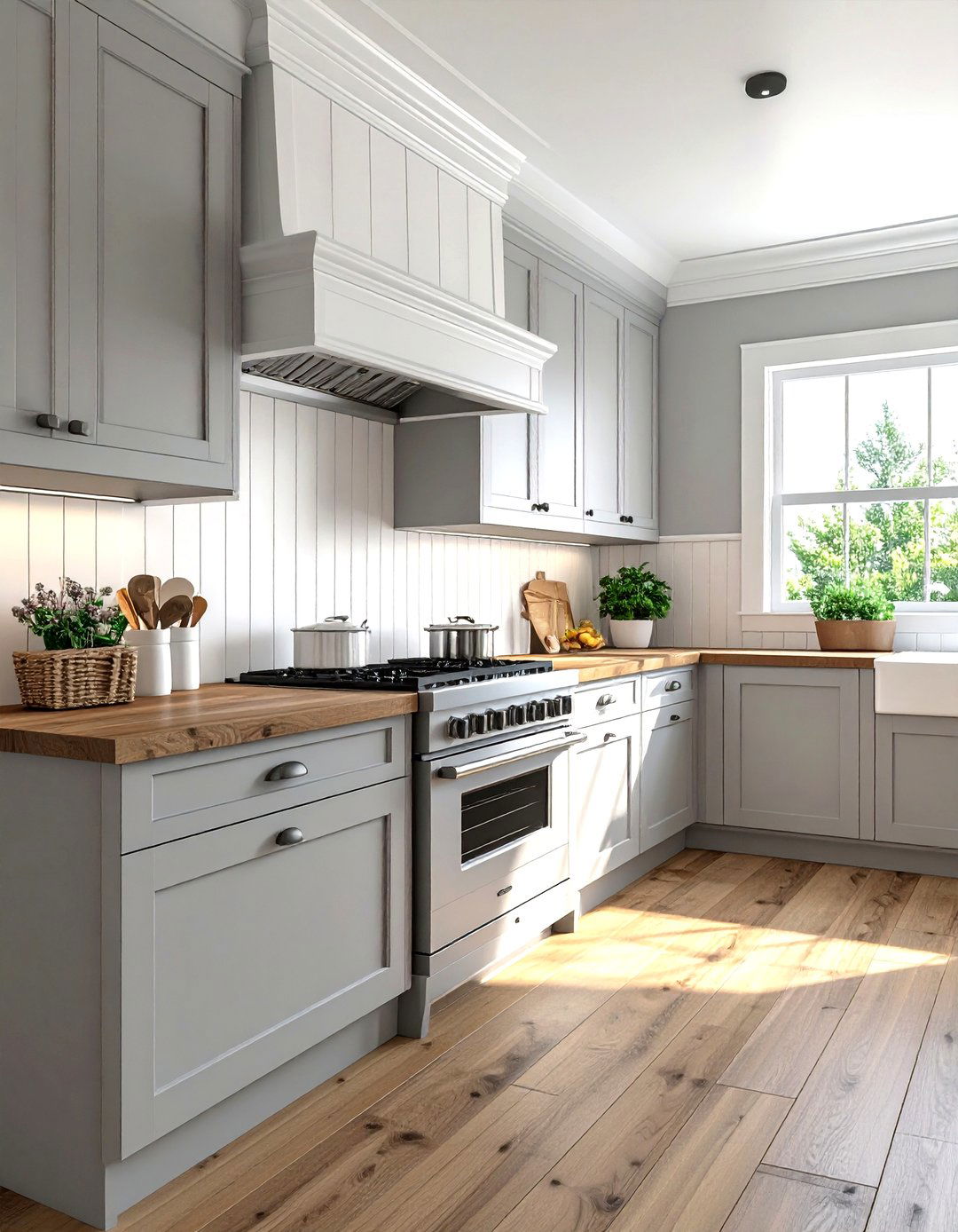 White beadboard backsplash - 30 kitchen character ideas