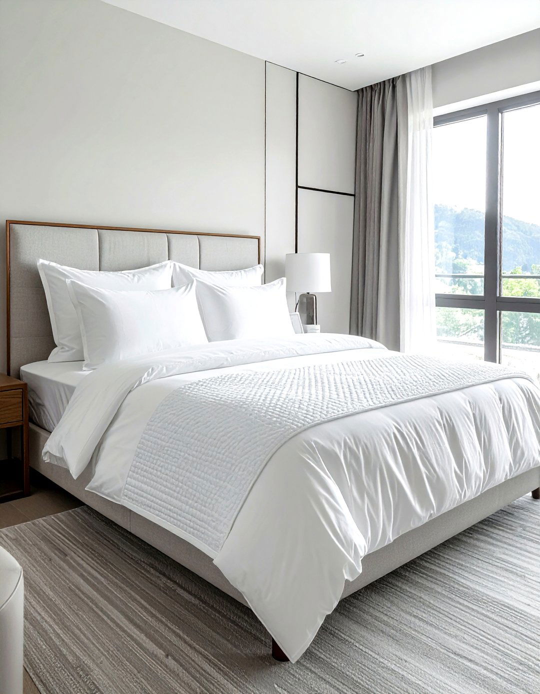 White bedding set - 30 crisp decor ideas