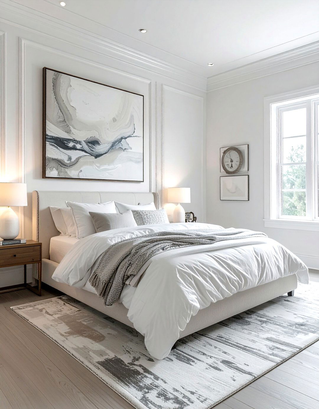 White bedroom wall decor - 30 white bedroom design ideas