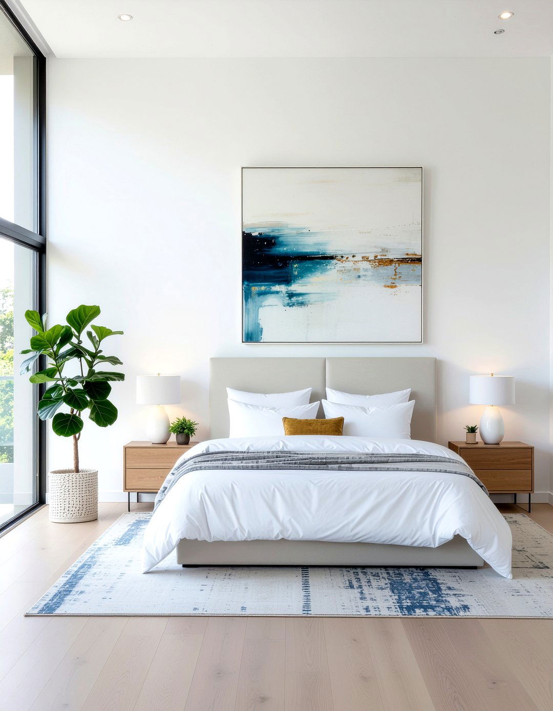 White bedroom walls - 30 Danish bedroom ideas