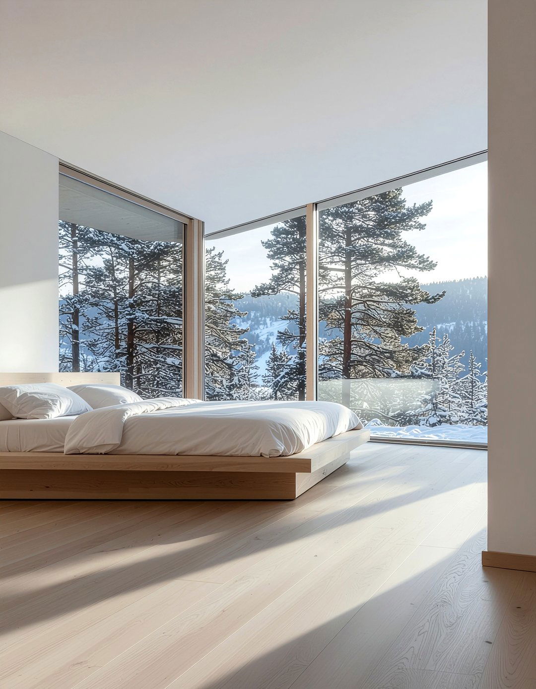White bedroom walls - 30 Norwegian bedroom ideas