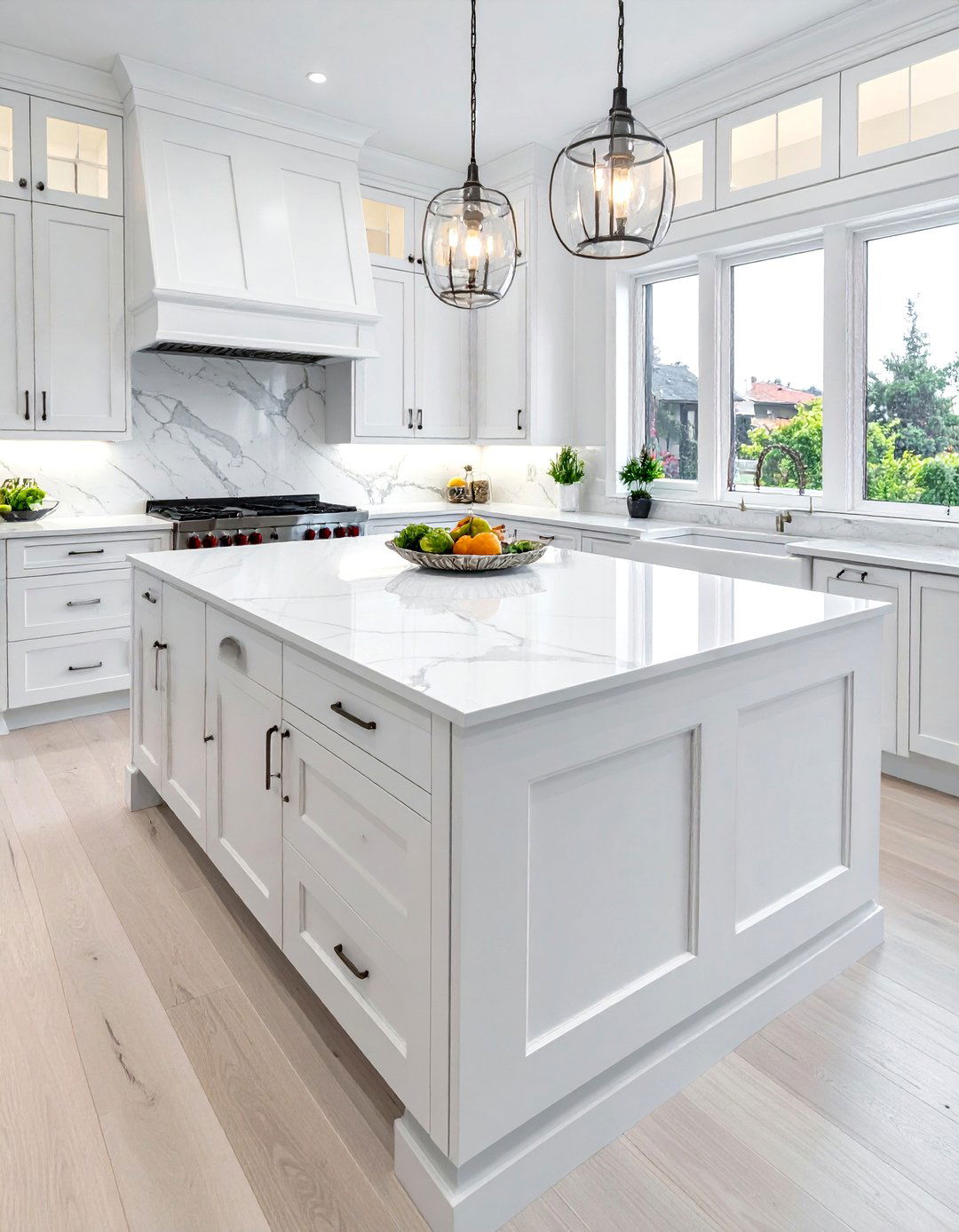 White cabinets quartz countertops - 30 white kitchen cabinet ideas
