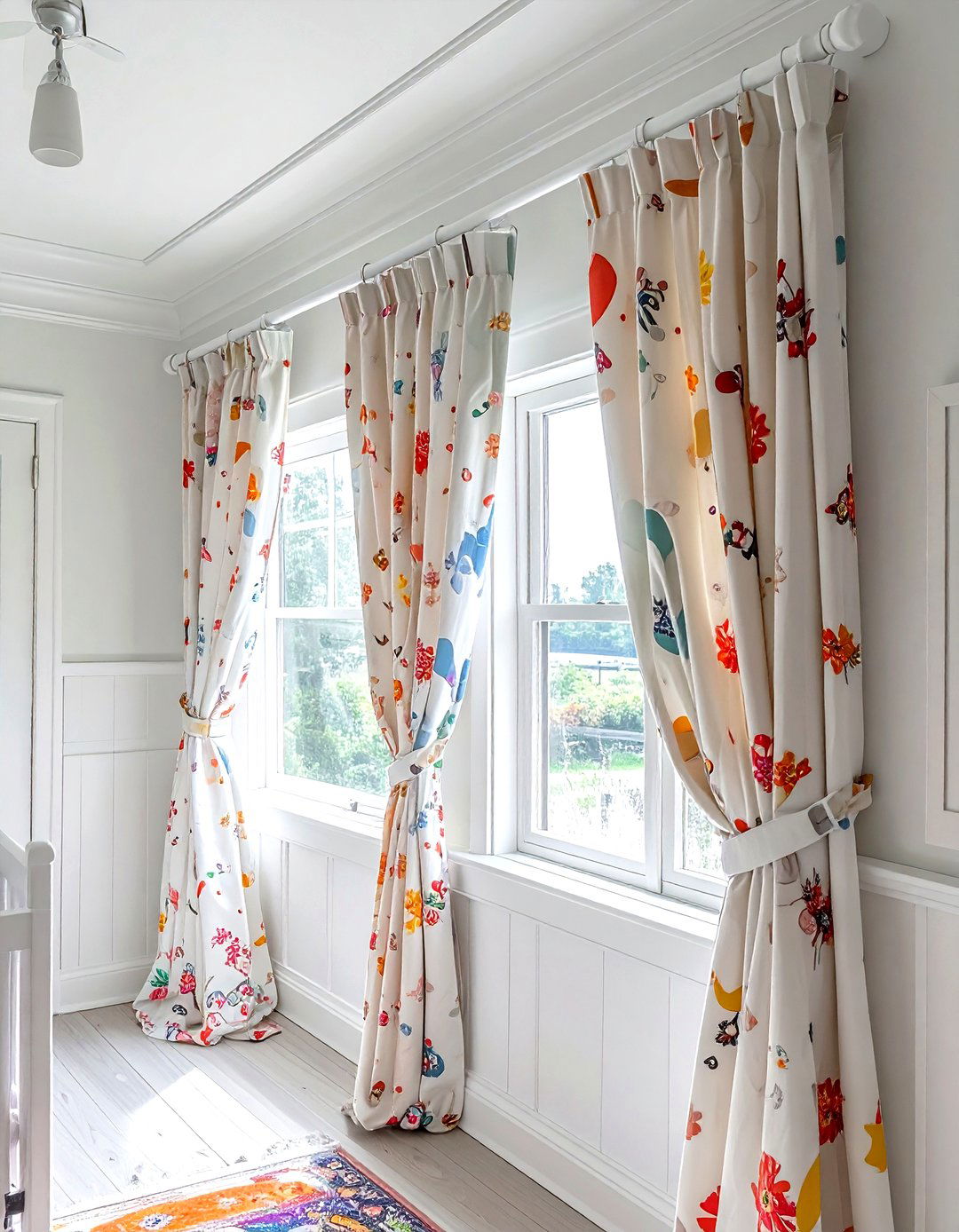 White curtain rod - 30 curtain rod ideas