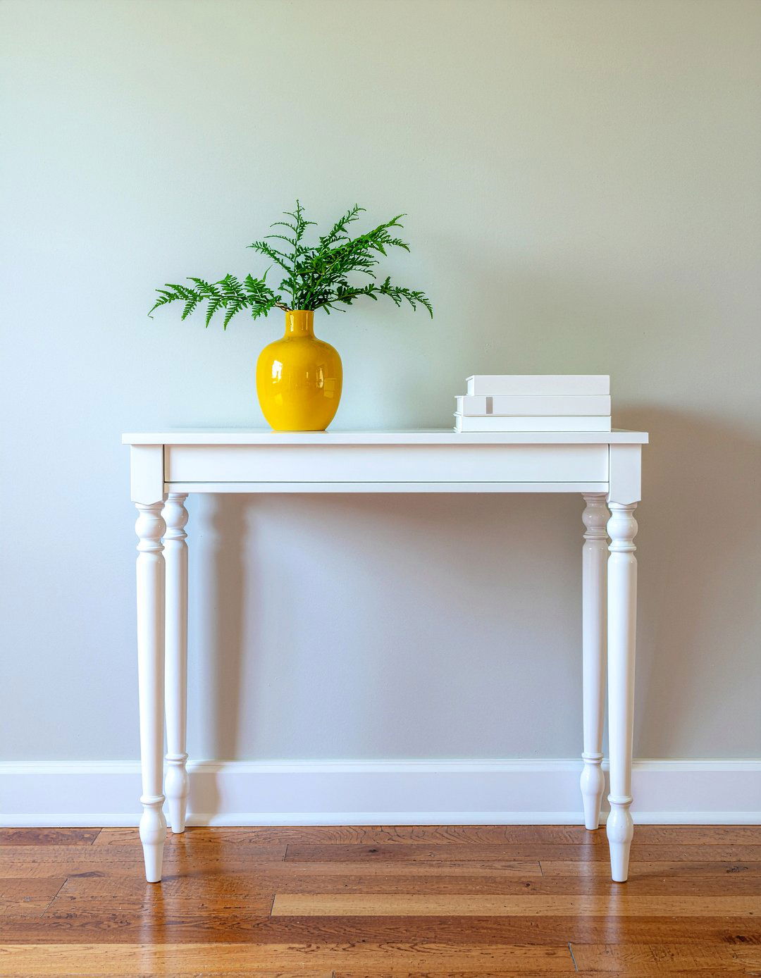 White entry table - 30 living room entry table ideas