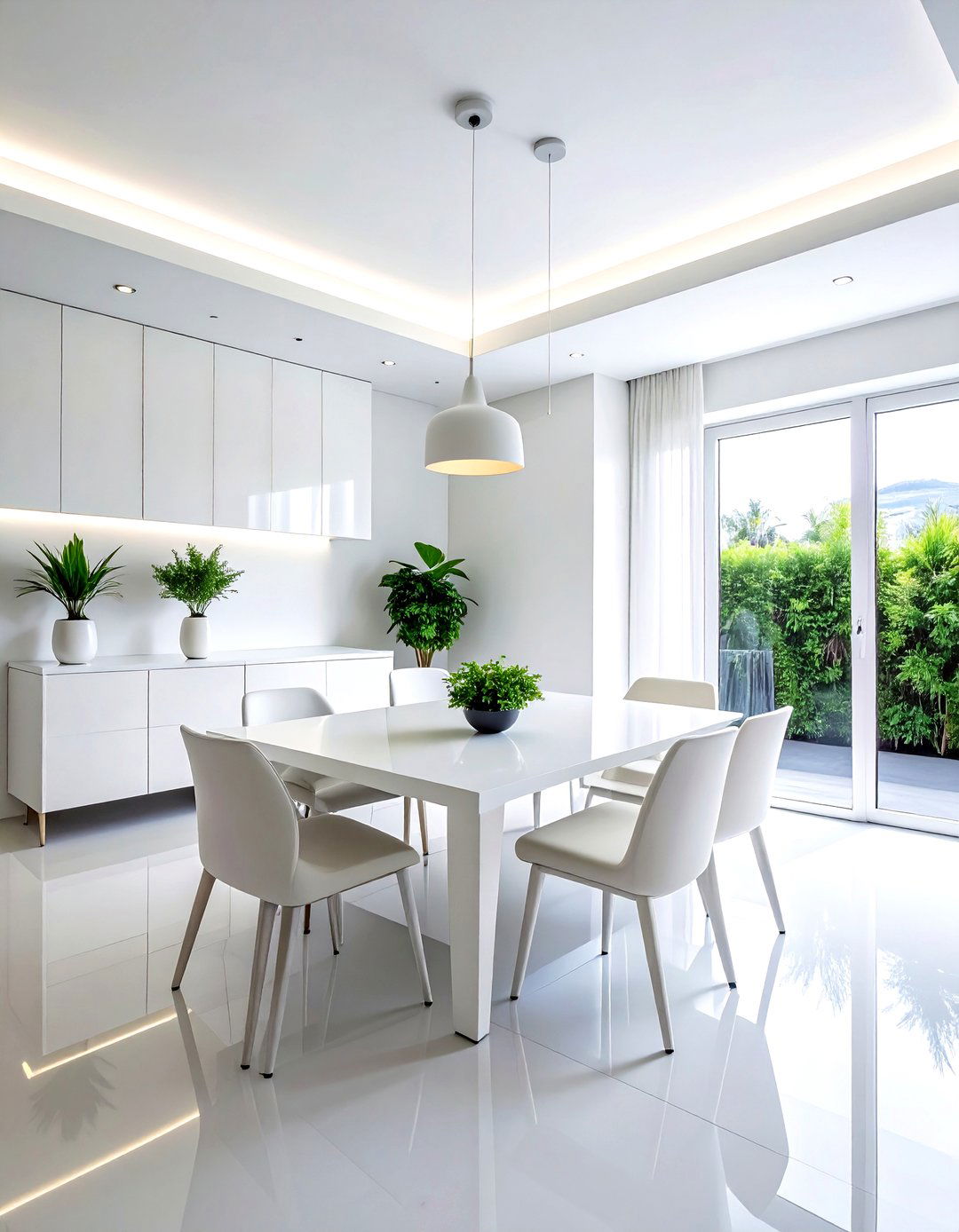 White flush mount light - 30 flush mount dining room light ideas