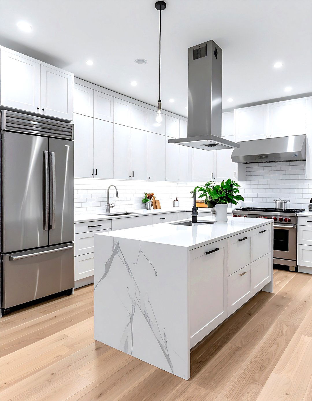 White galley kitchen - 30 galley kitchen ideas