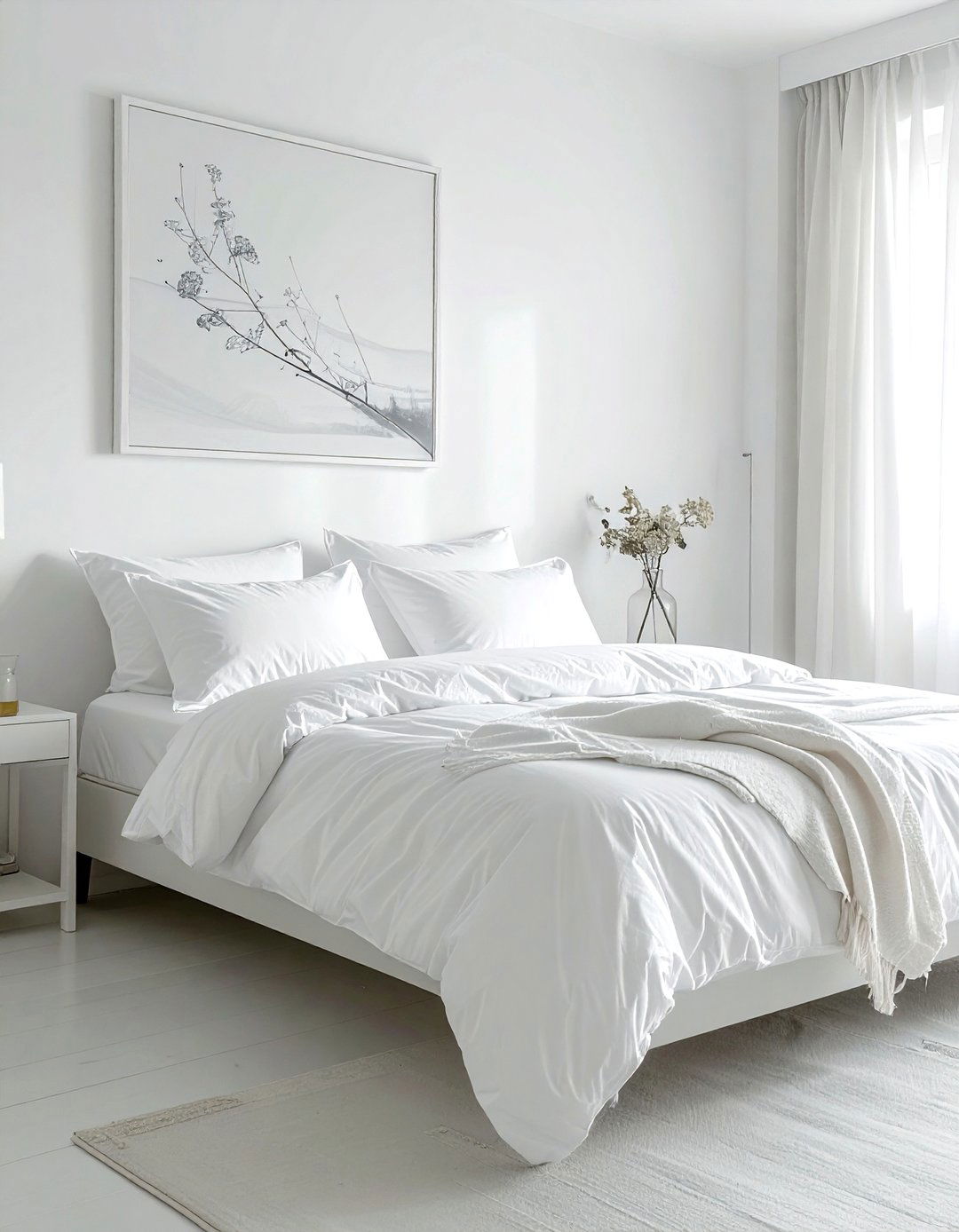 White guest bedroom - 30 white bedroom design ideas