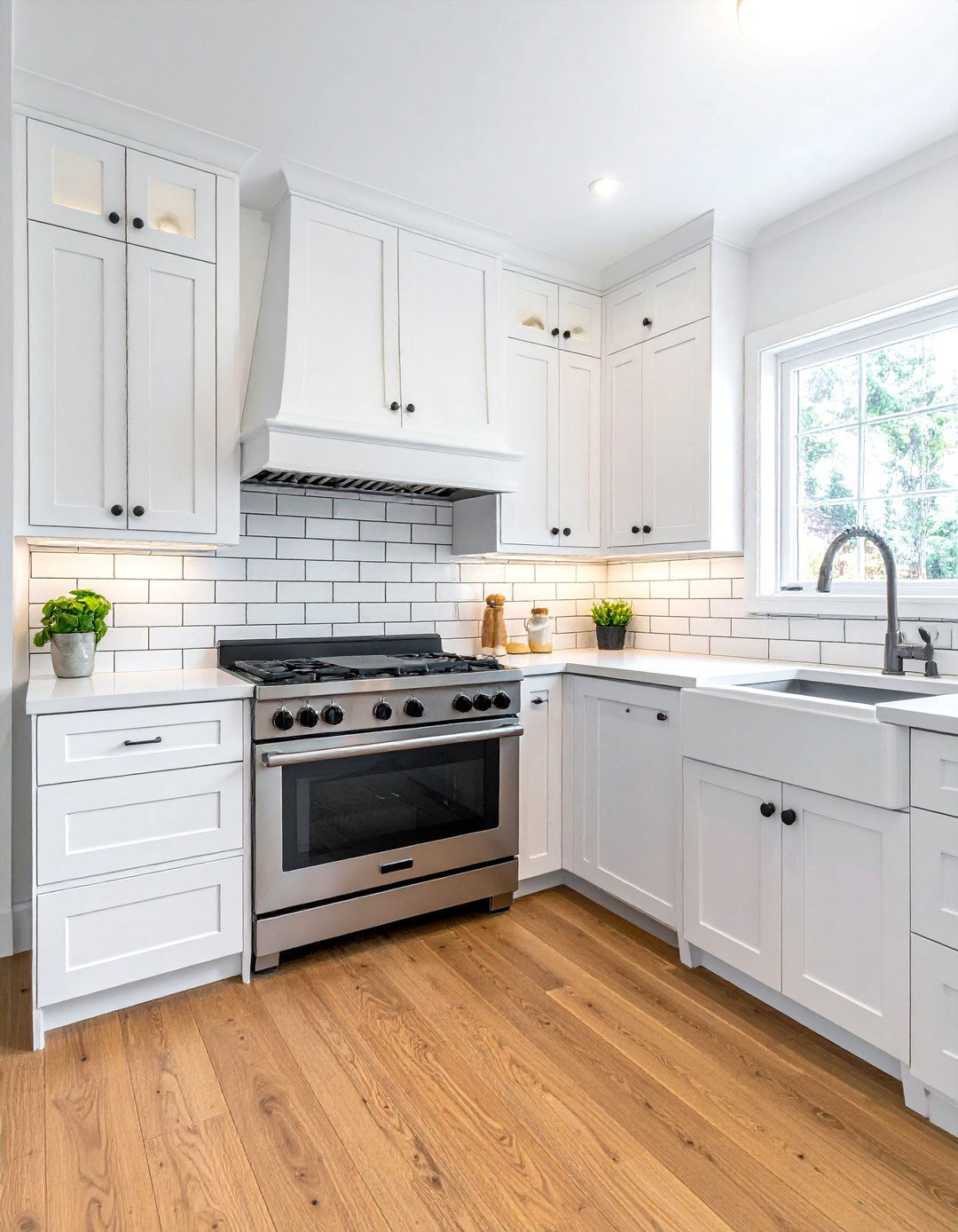 White kitchen subway tile - 30 white kitchen cabinet ideas