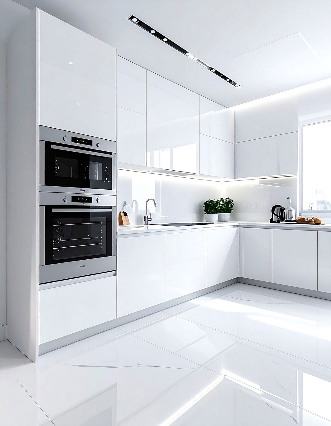 White kitchen with steam oven - 30 steam oven kitchen ideas