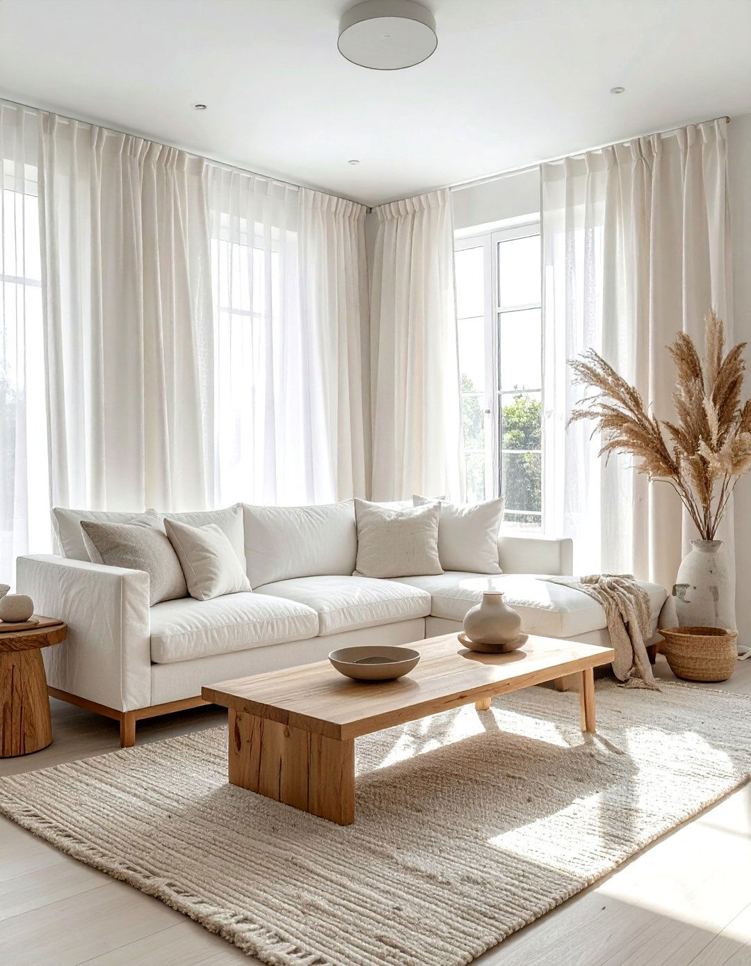 White linen curtains - 30 linen curtain ideas