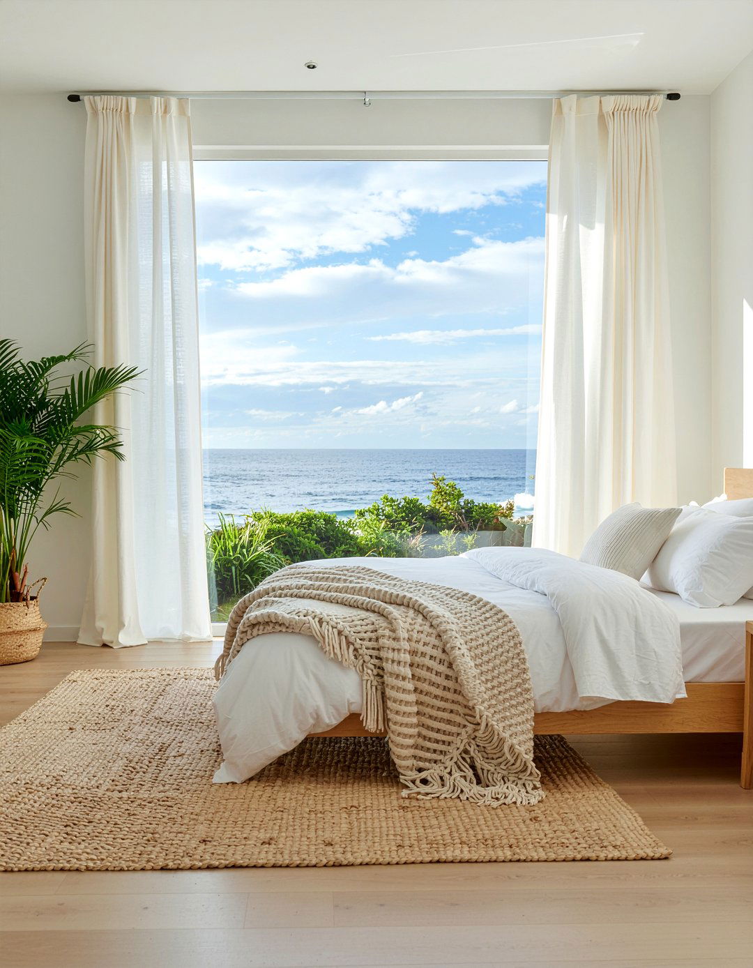 White linen curtains - 30 bedroom drapes