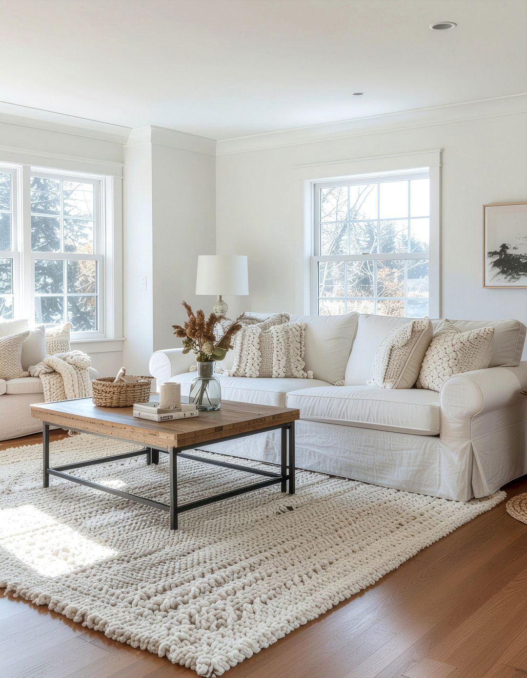 White living room theme - 30 move in ready living room ideas