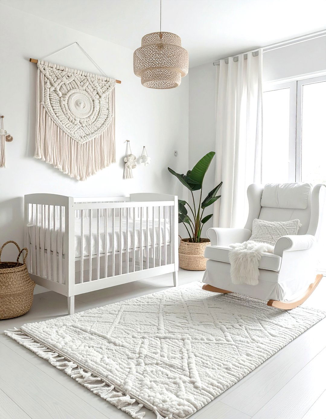 White nursery - 30 all white decor ideas