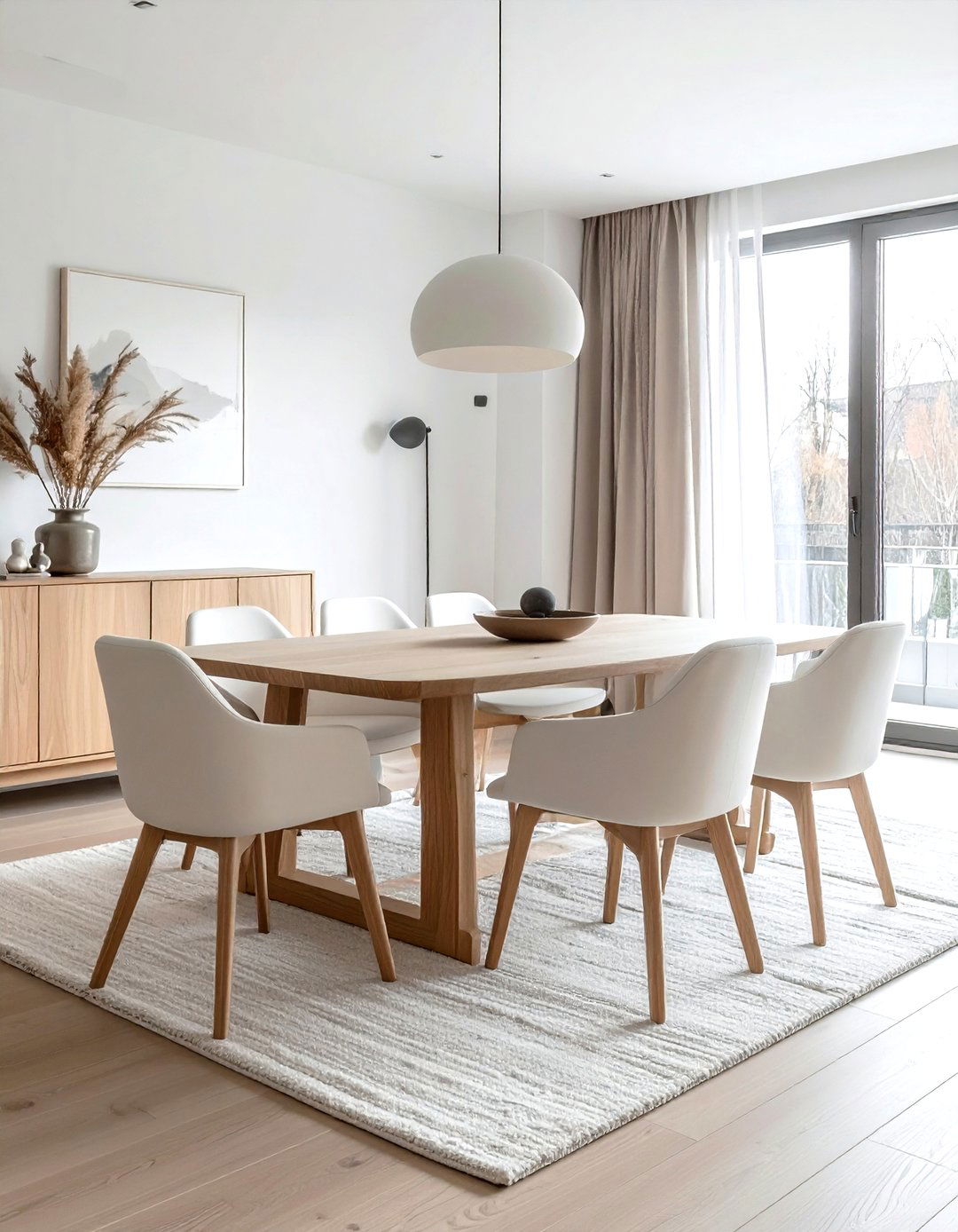 White oak chair - 30 wood dining chair ideas