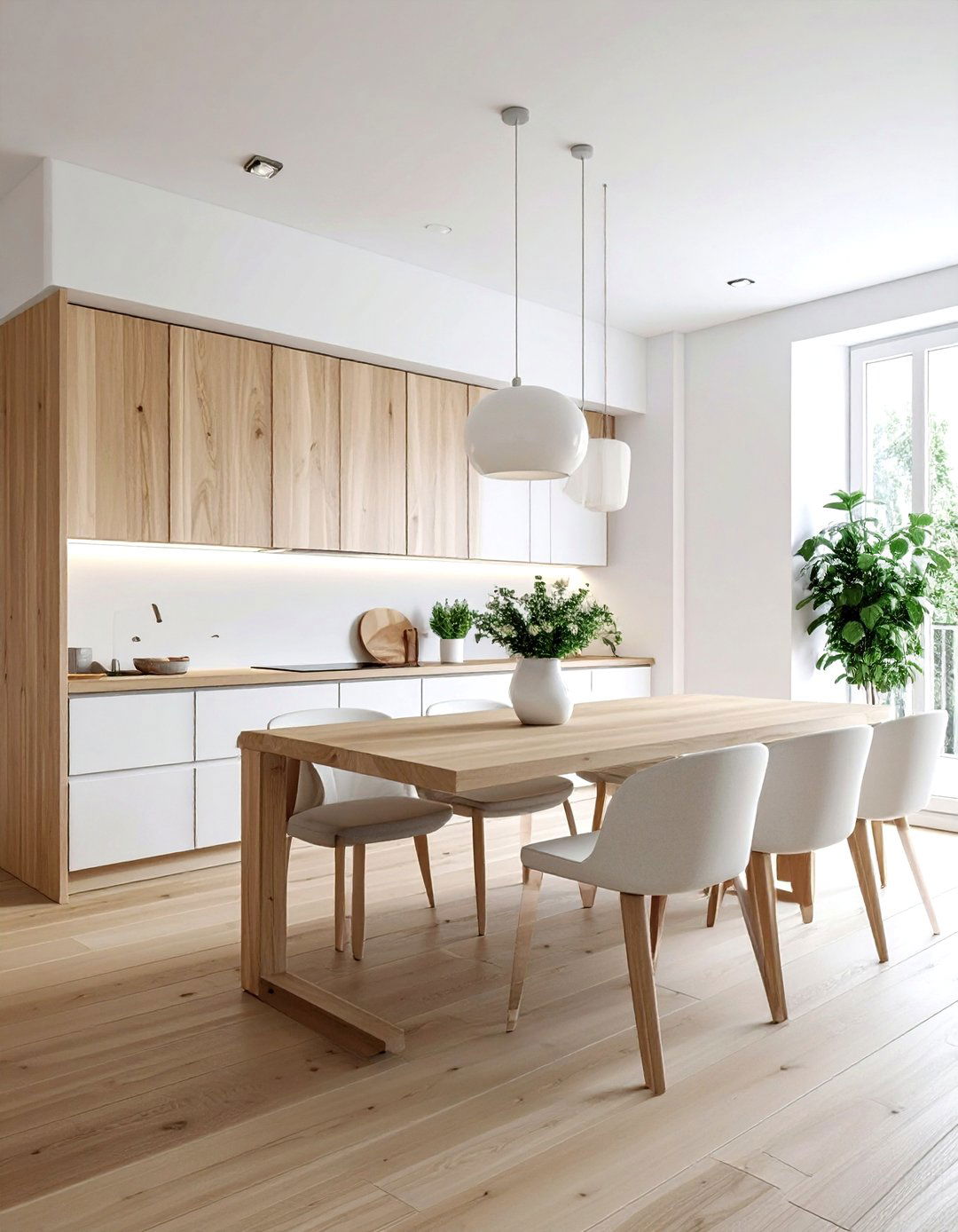 White oak dining room built in - 30 dining room built-in buffet ideas