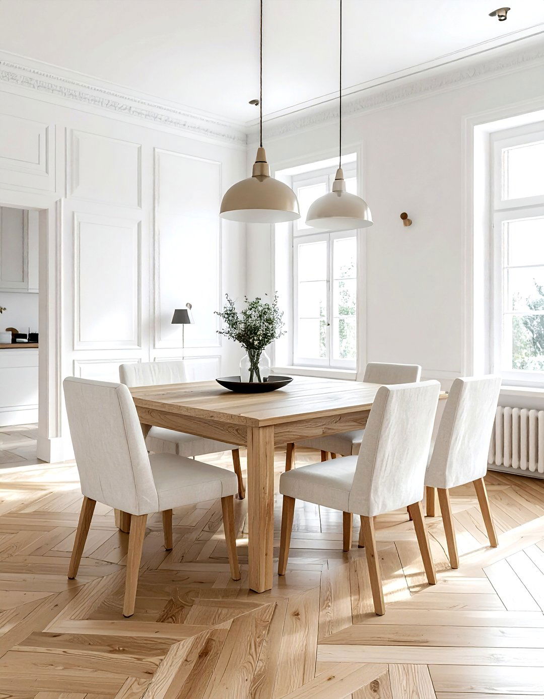 White oak dining room - 30 Belgian dining room ideas