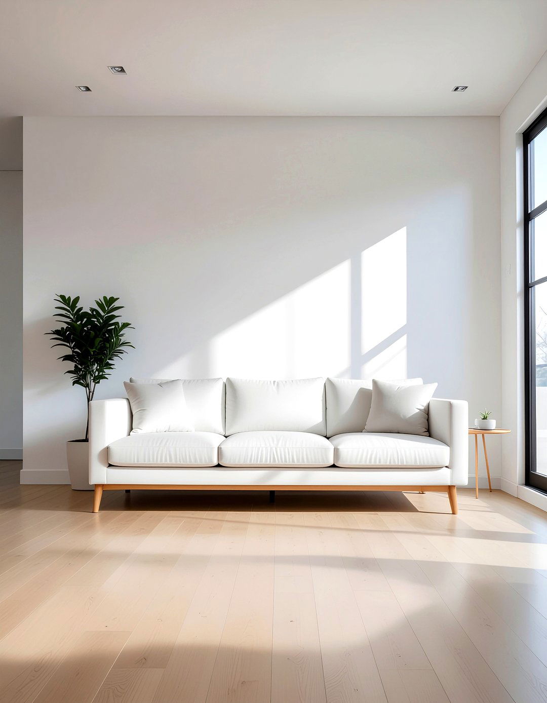 White paint living room - 30 living room natural light ideas