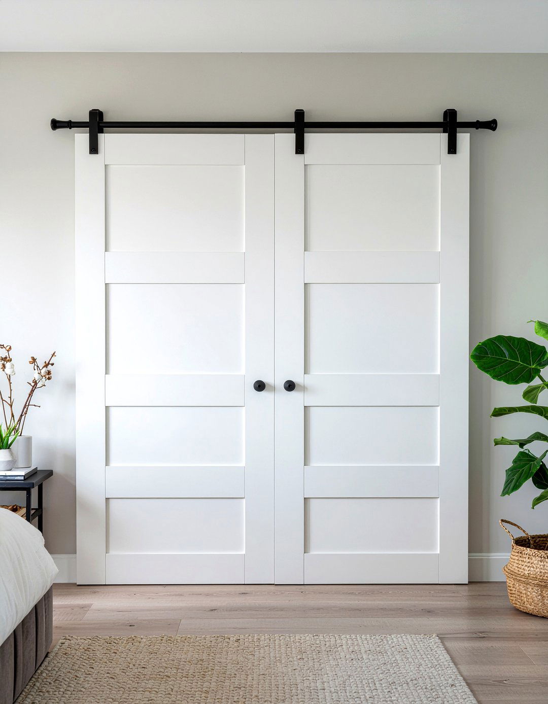 White pocket door - 30 bedroom pocket doors