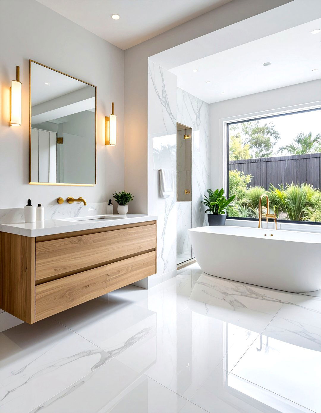 White quartz ledger stone bathroom - 30 stacked stone bathroom ideas