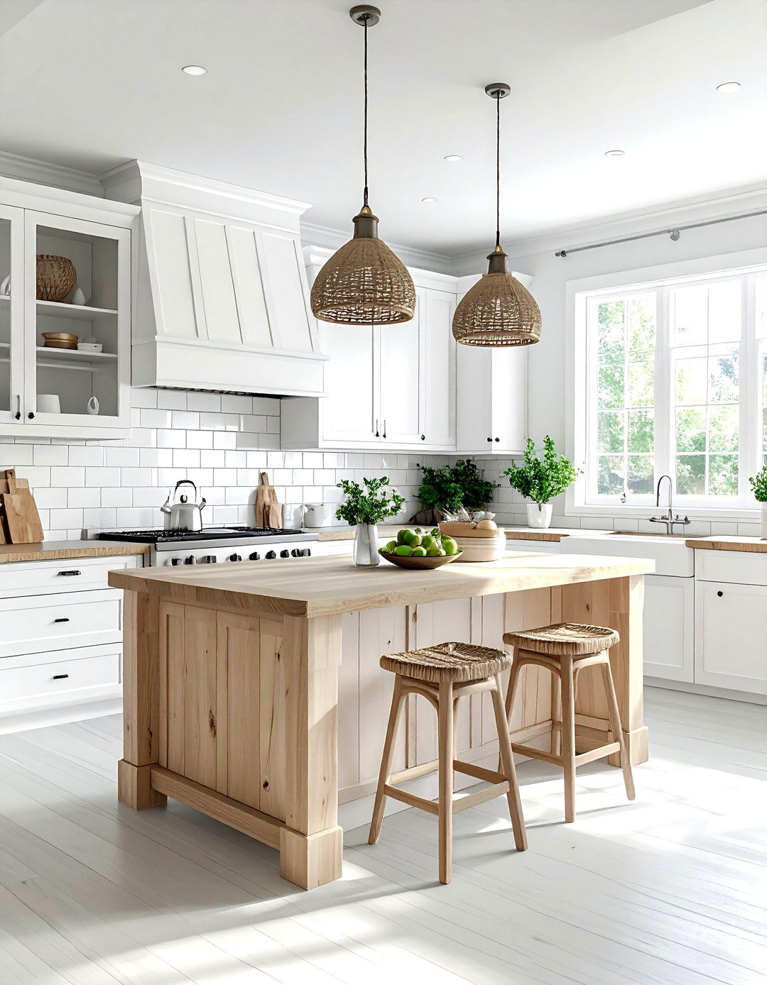 White rustic kitchen - 30 rustic kitchen ideas