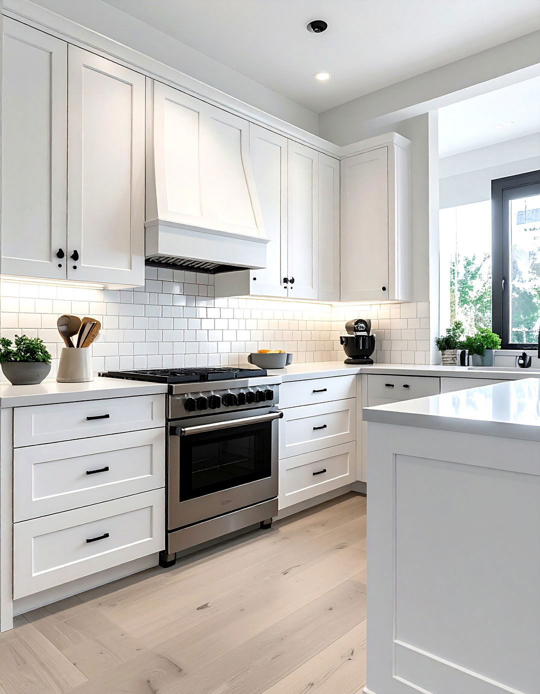 White shaker cabinets - 30 Property Brothers kitchen ideas
