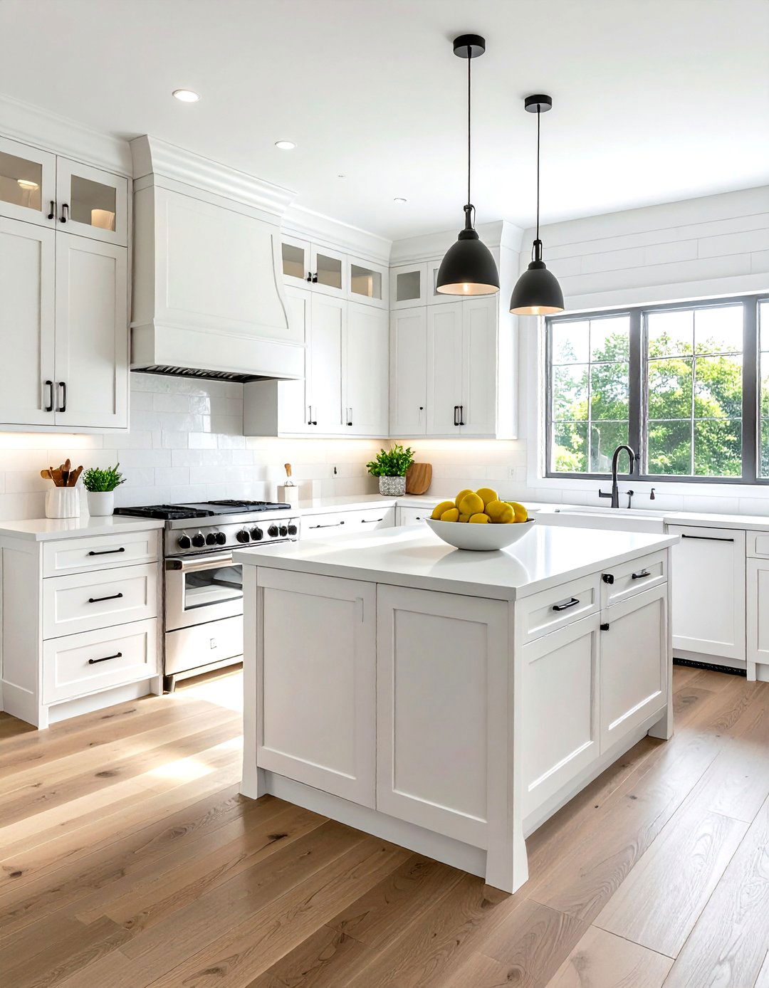 White shaker kitchen cabinets - 30 Home Depot kitchen ideas