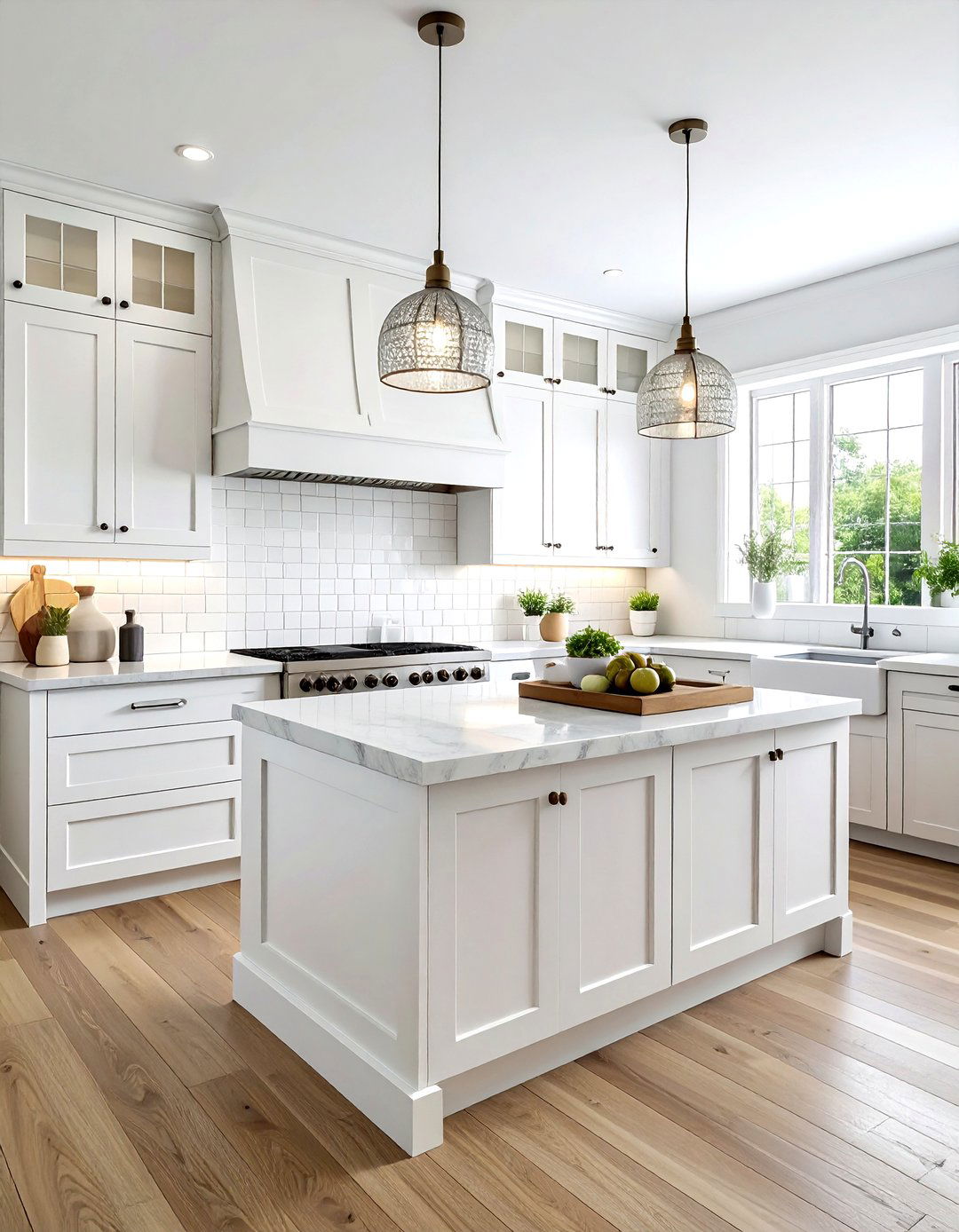 White square zellige tile - 30 zellige tile kitchen backsplash ideas