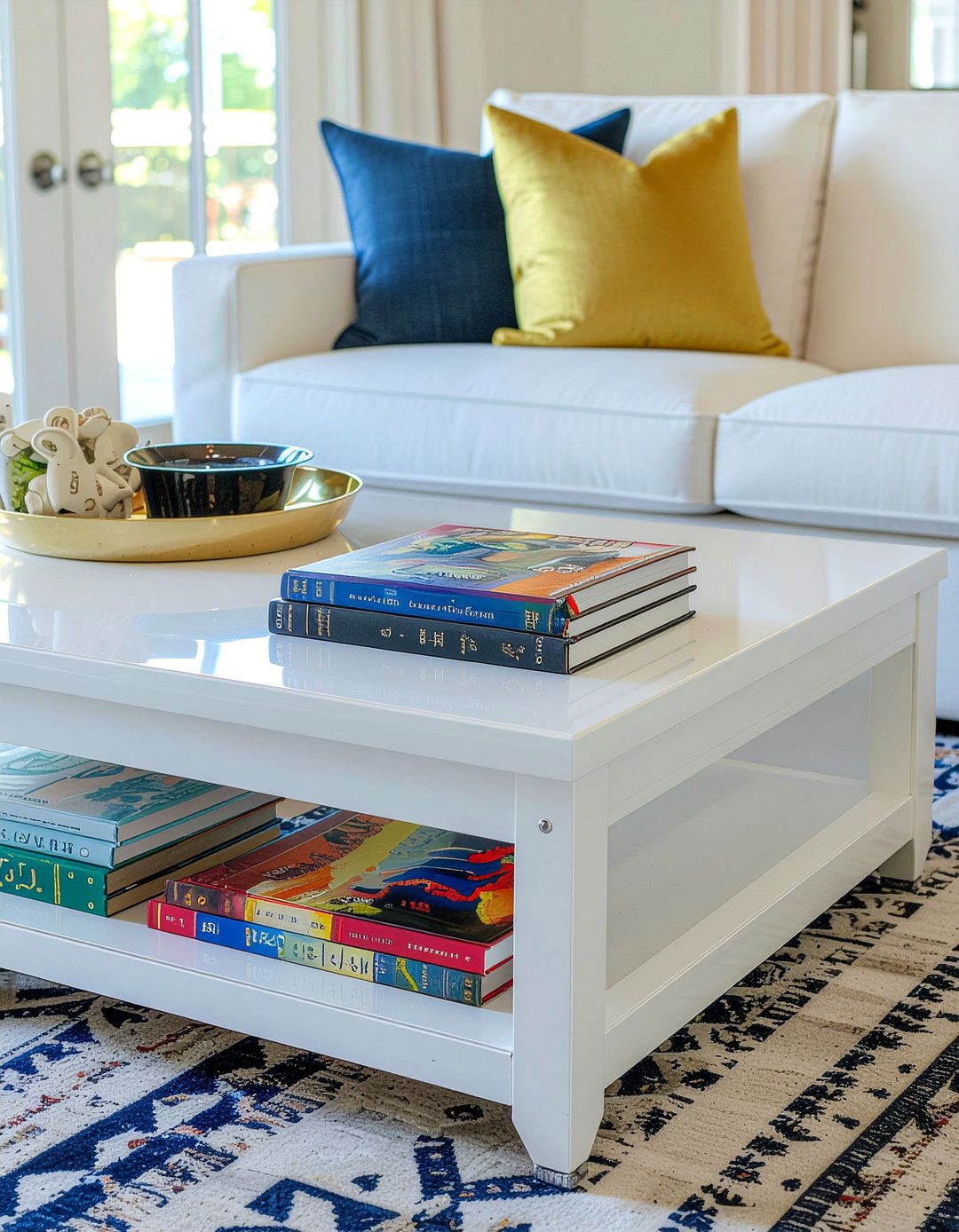 White storage coffee table - 30 living room storage coffee tables
