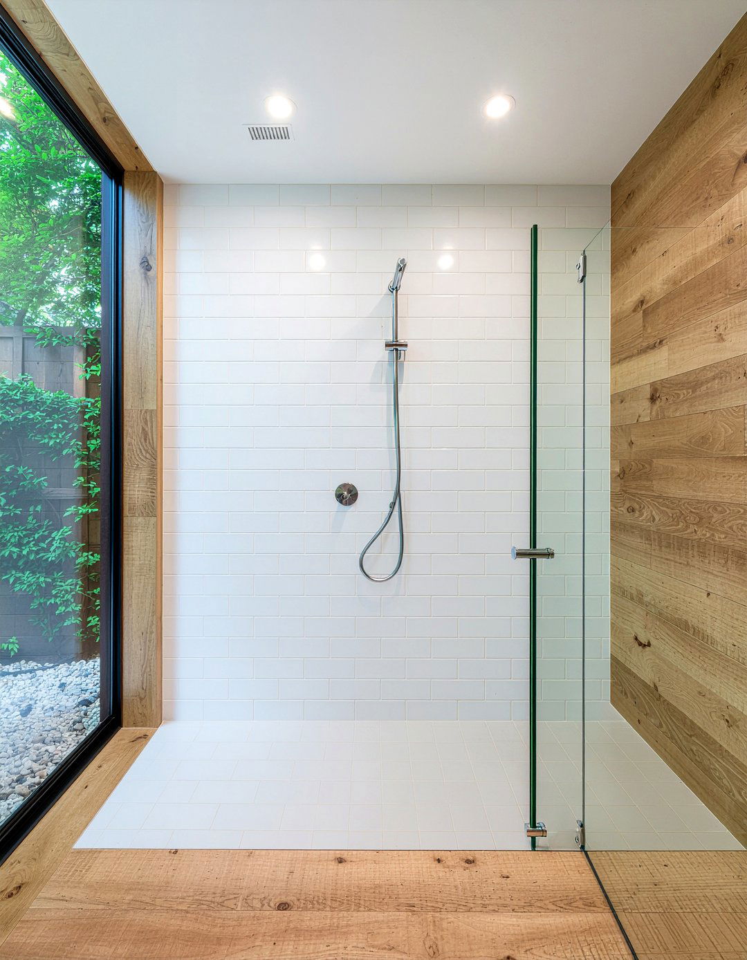 White subway mosaic - 30 mosaic bathroom ideas