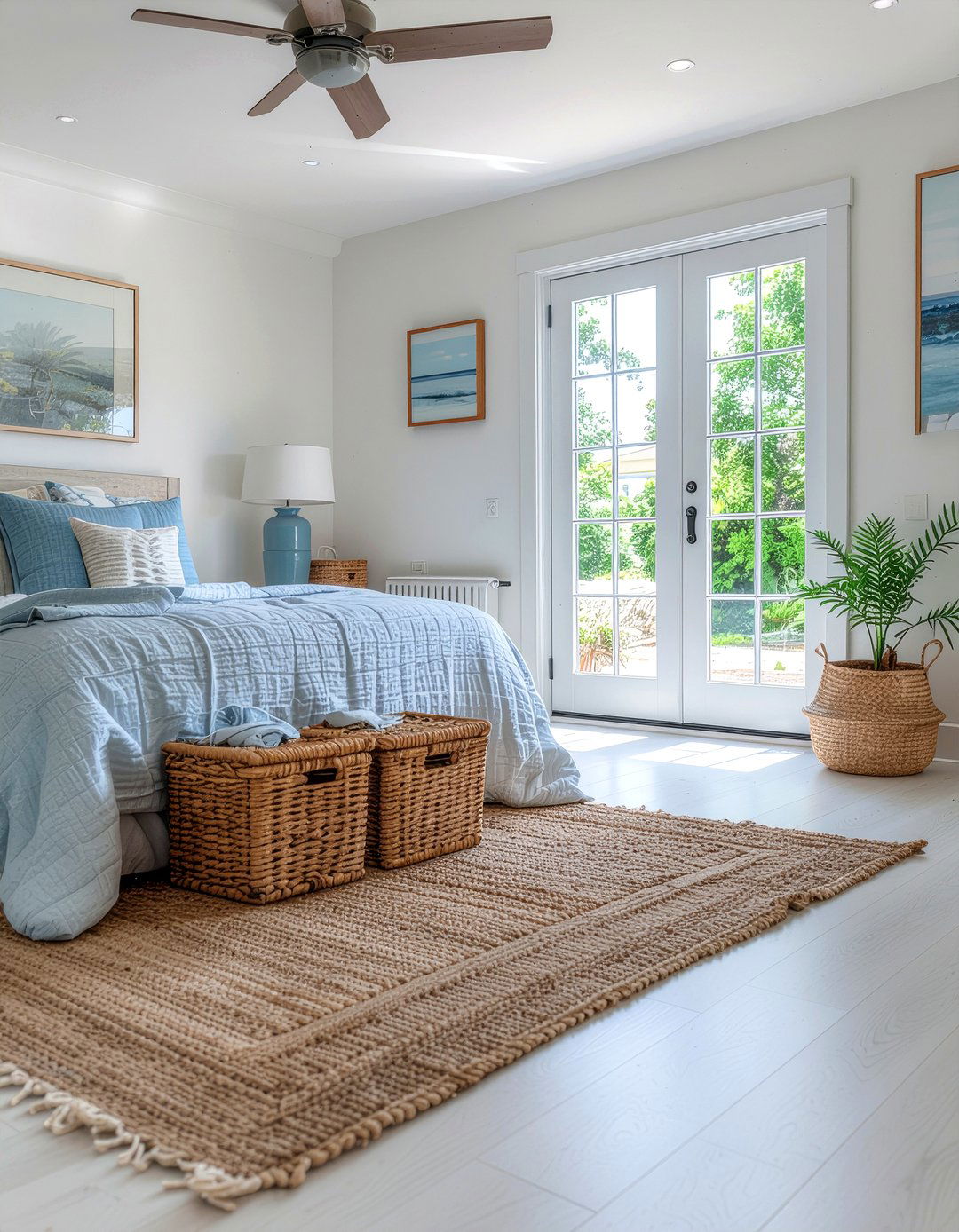 White wash vinyl floors - 30 bedroom vinyl flooring ideas