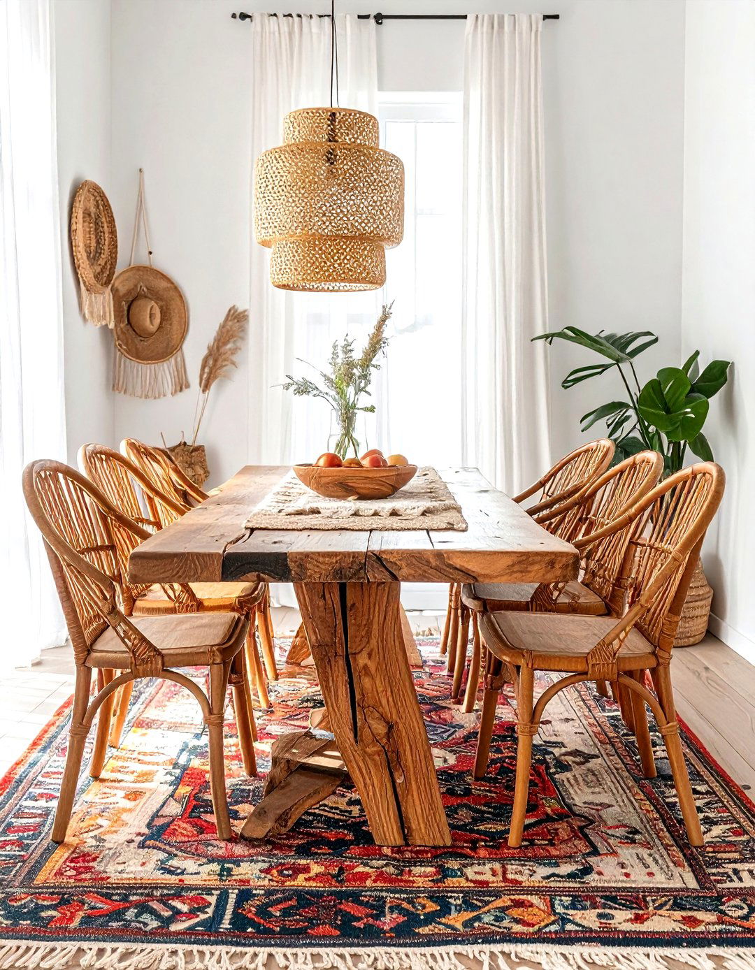 White wicker dining chairs - 30 wicker dining chair ideas