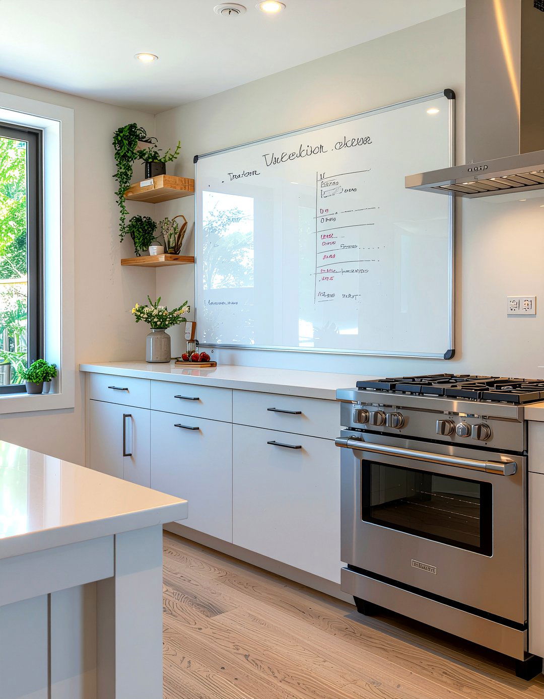 Whiteboard For Kitchen Wall - 30 kitchen message center ideas