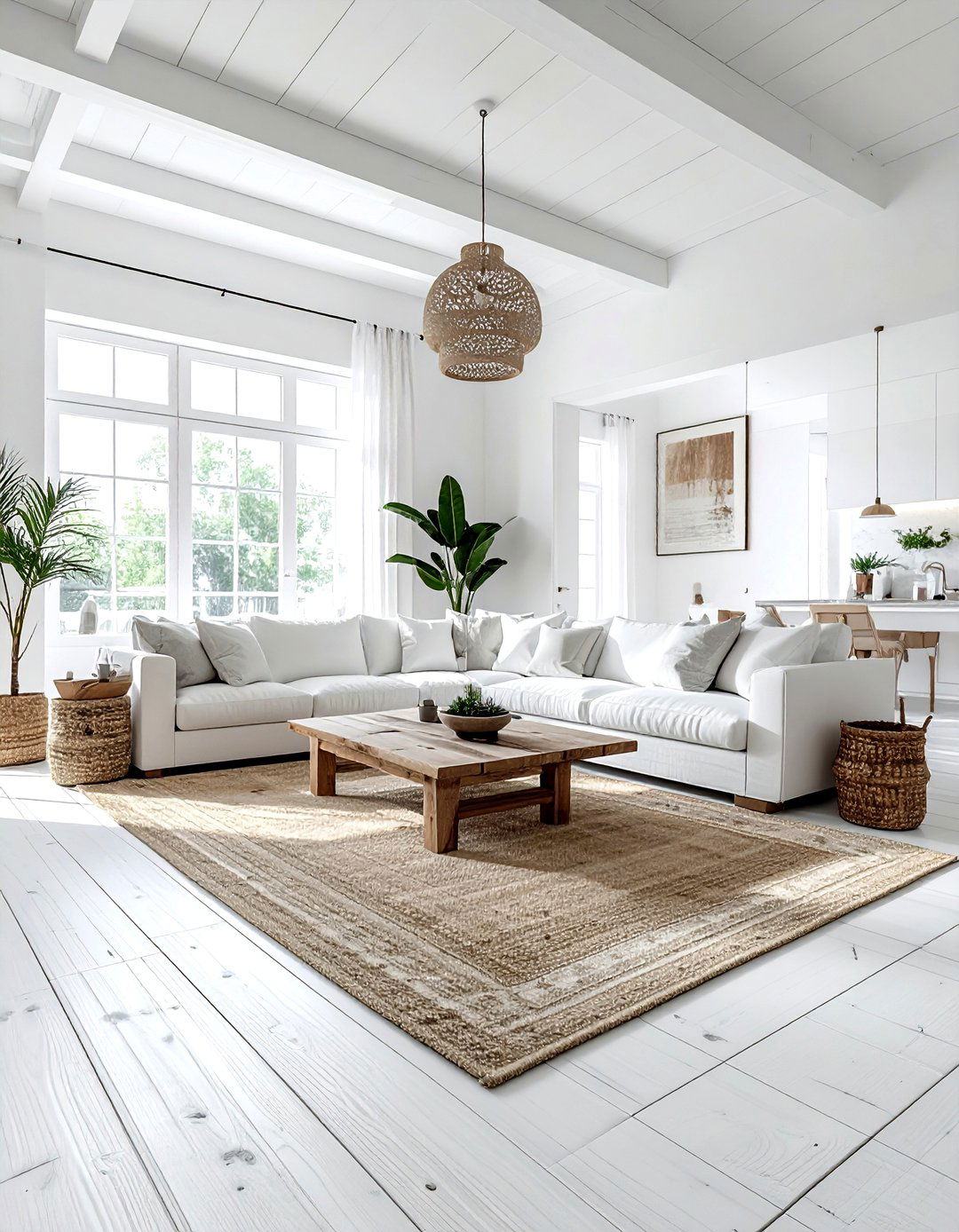 Whitewashed Wood Flooring - 30 whitewashed wood decor ideas