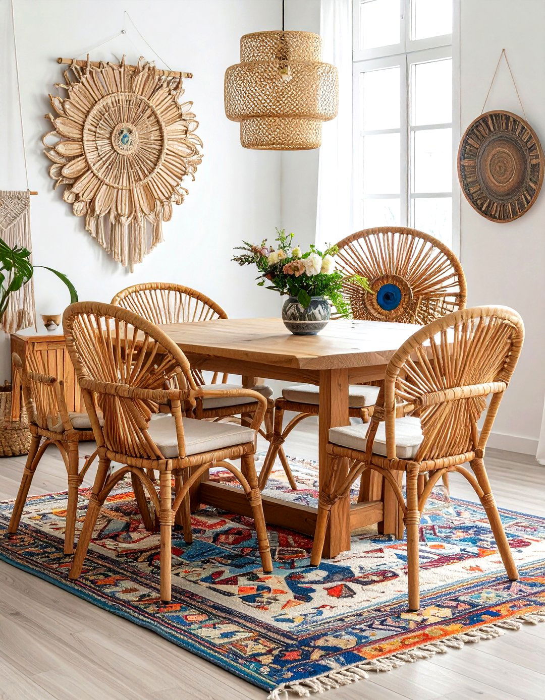 Wicker Dining Room Lighting - 30 wicker dining room ideas