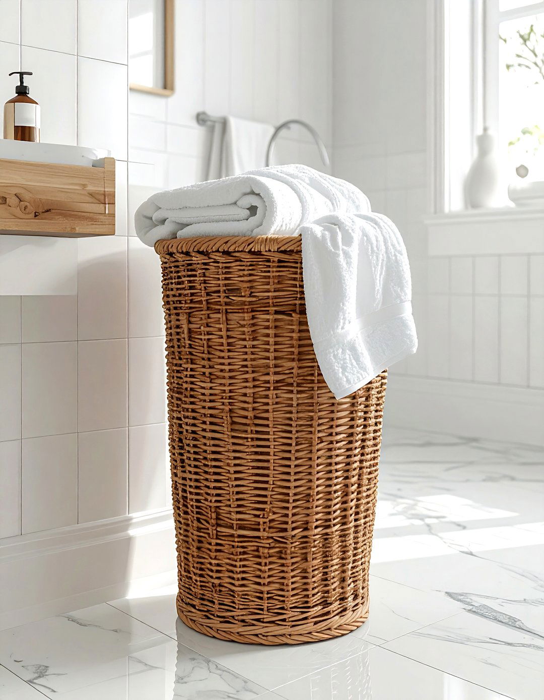 Wicker Laundry Hamper - 30 storage basket ideas