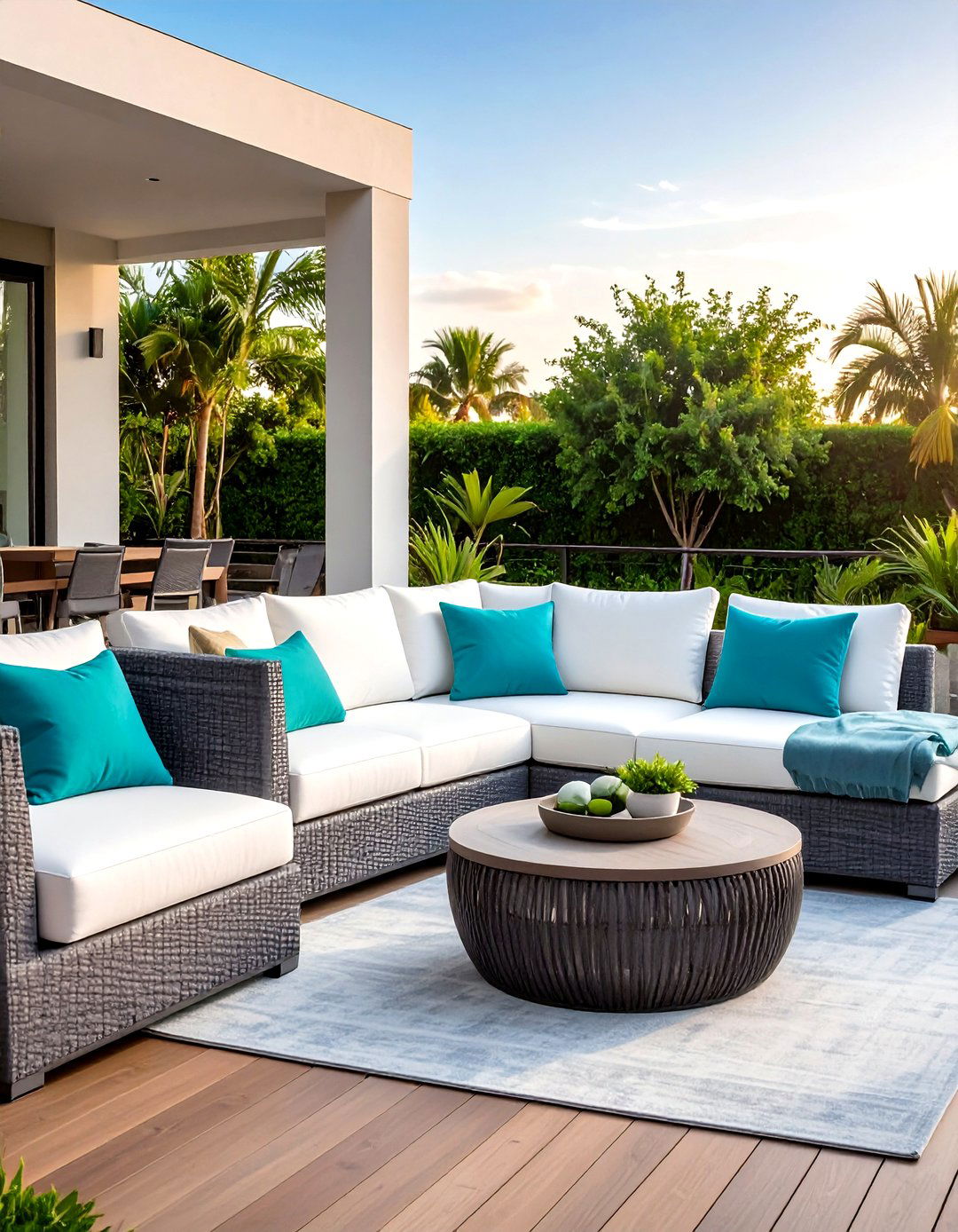 Wicker Patio Furniture - 30 backyard decor ideas