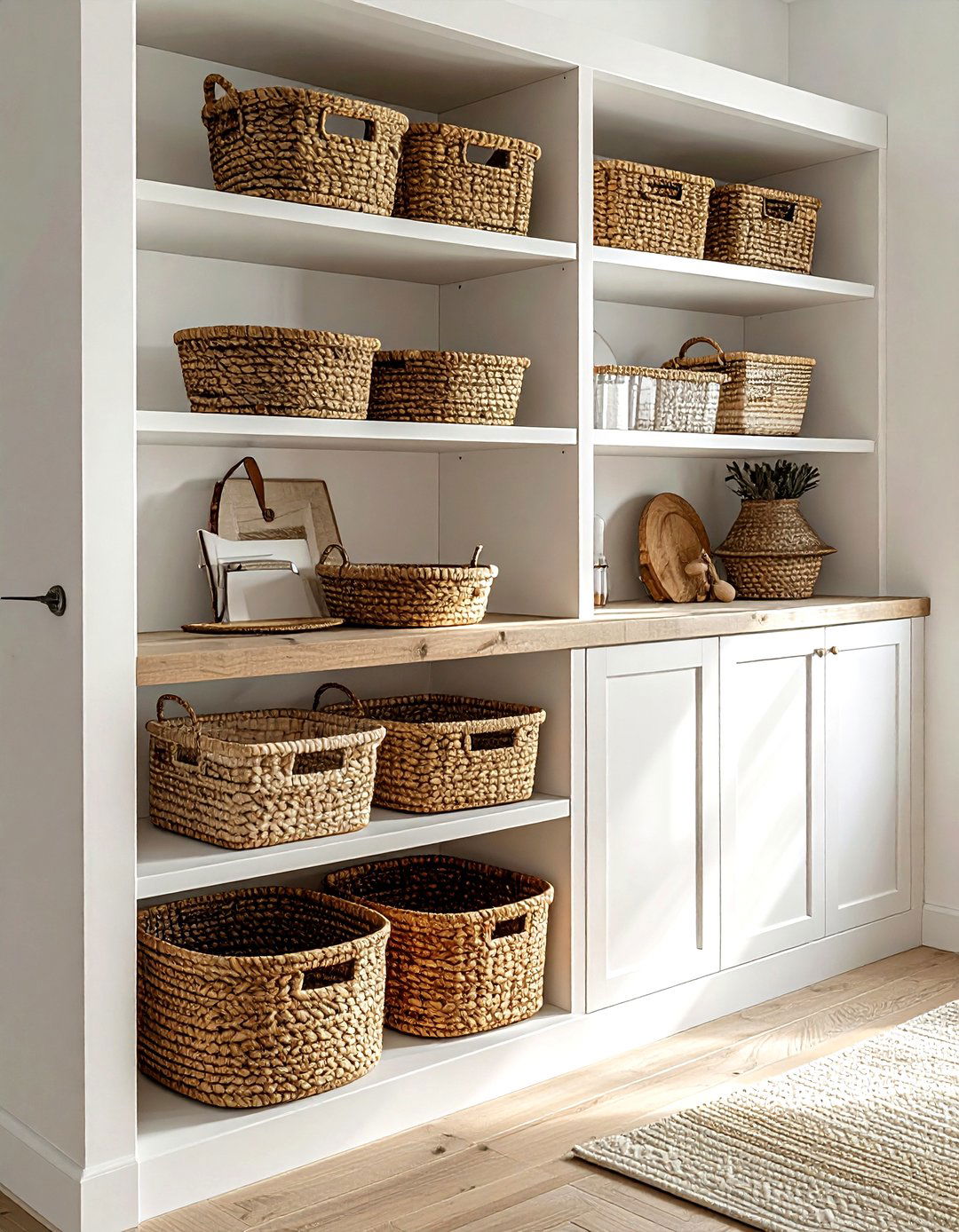 Wicker Storage Baskets - 30 kitchen charm ideas