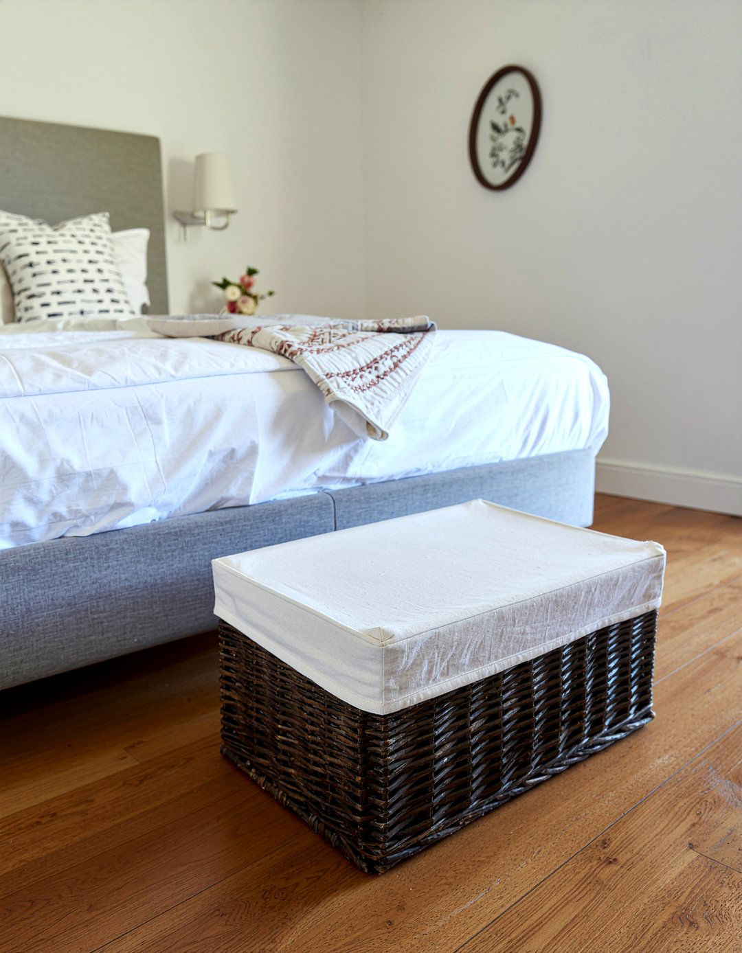 Wicker Storage Trunks - 30 bedroom storage boxes