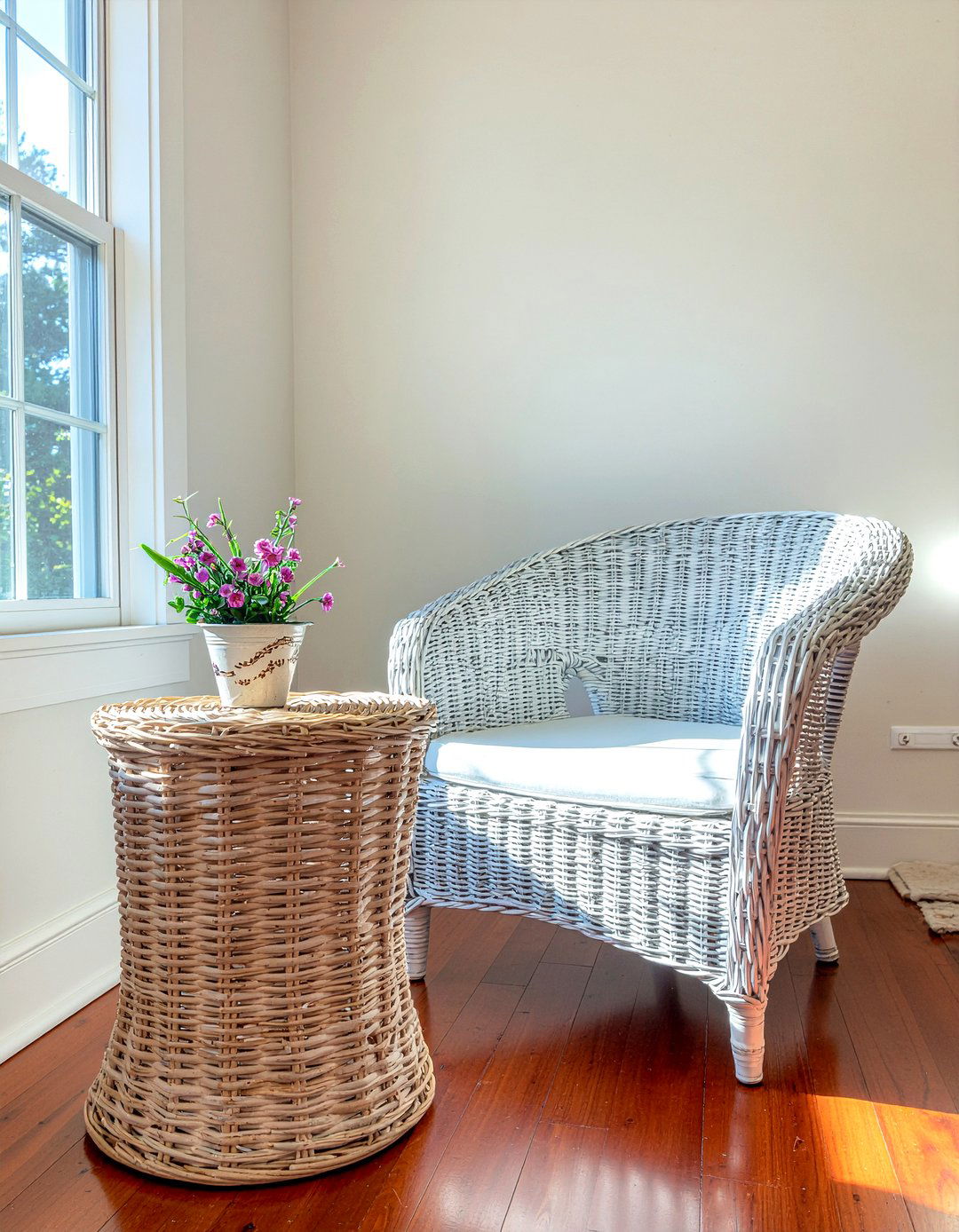 Wicker bedroom furniture - 30 New England bedroom ideas