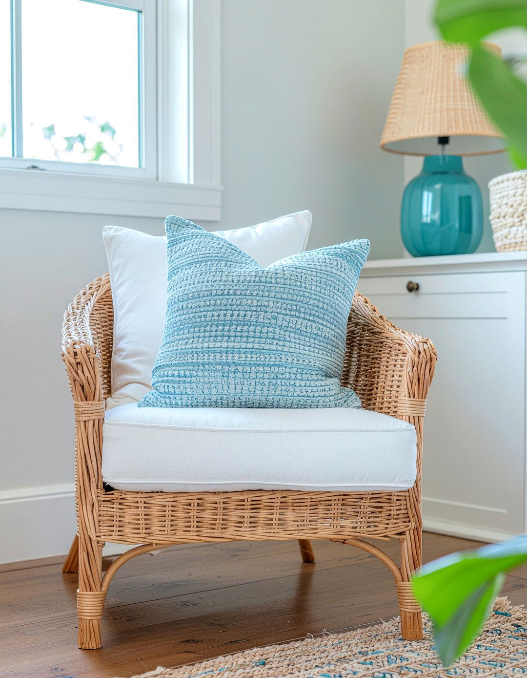 Wicker chair - 30 bedroom reading chairs