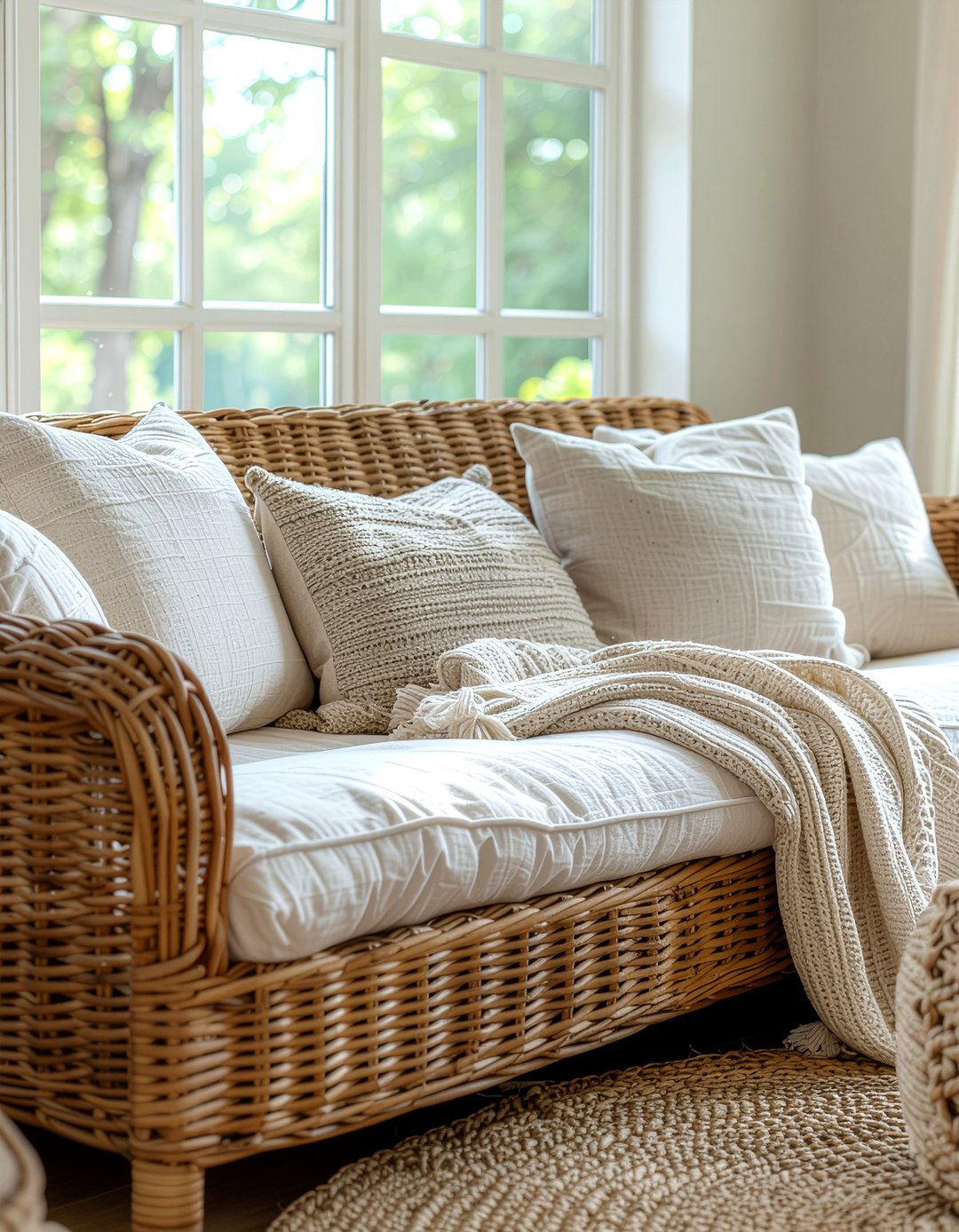 Wicker daybed - 30 wicker bedroom ideas