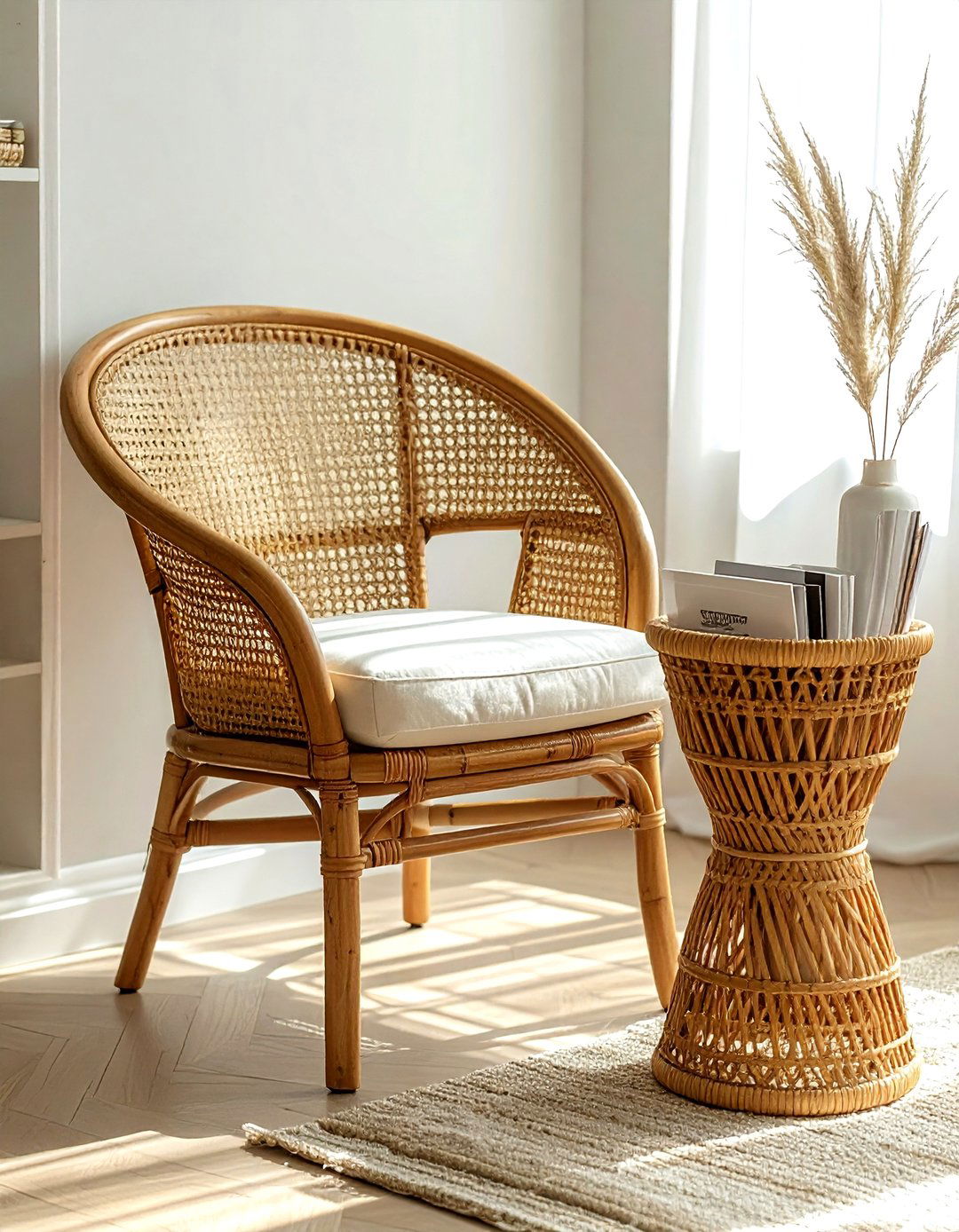 Wicker magazine racks - 30 wicker decor ideas